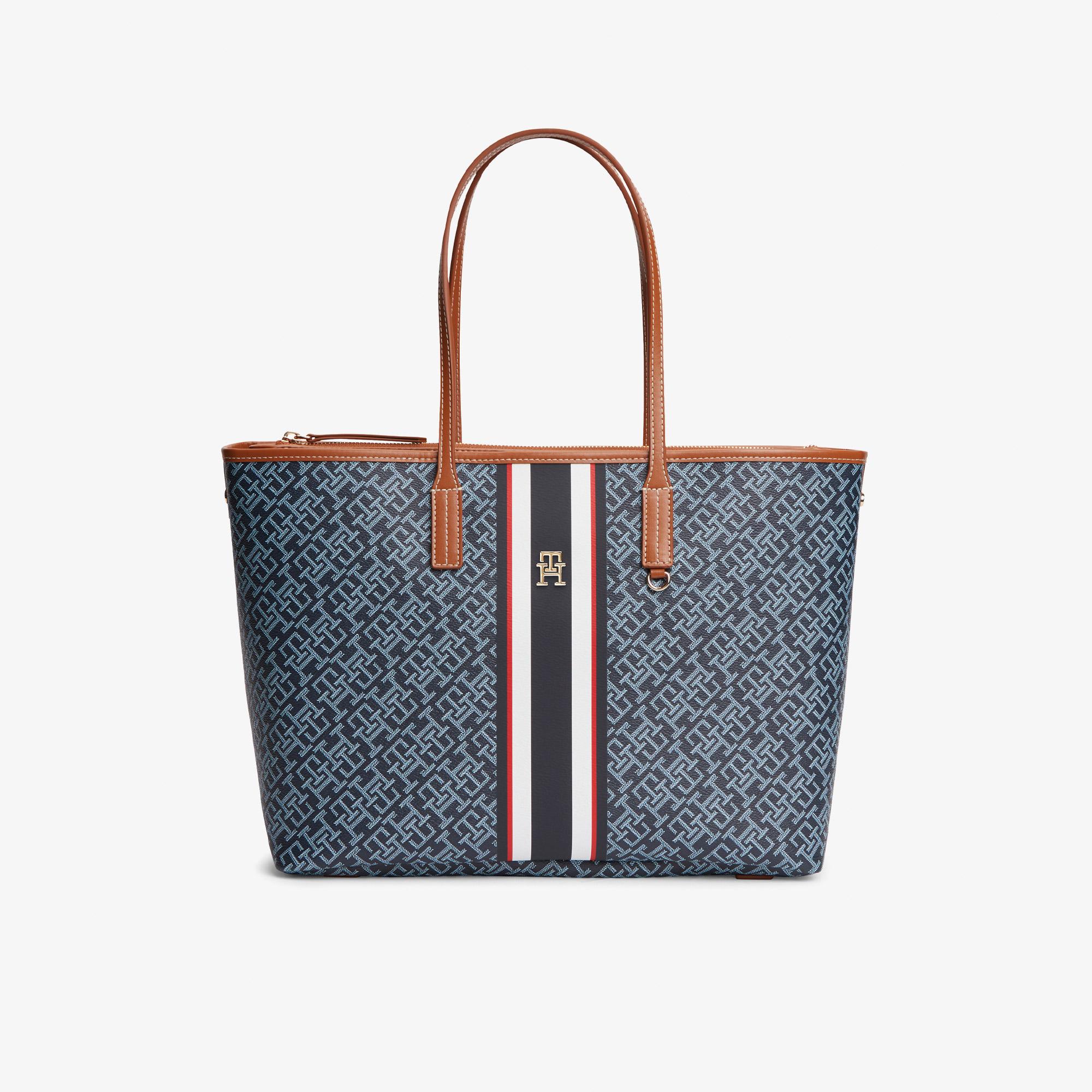 Tommy Hilfiger Monoplay Kadın Mavi El Çantası