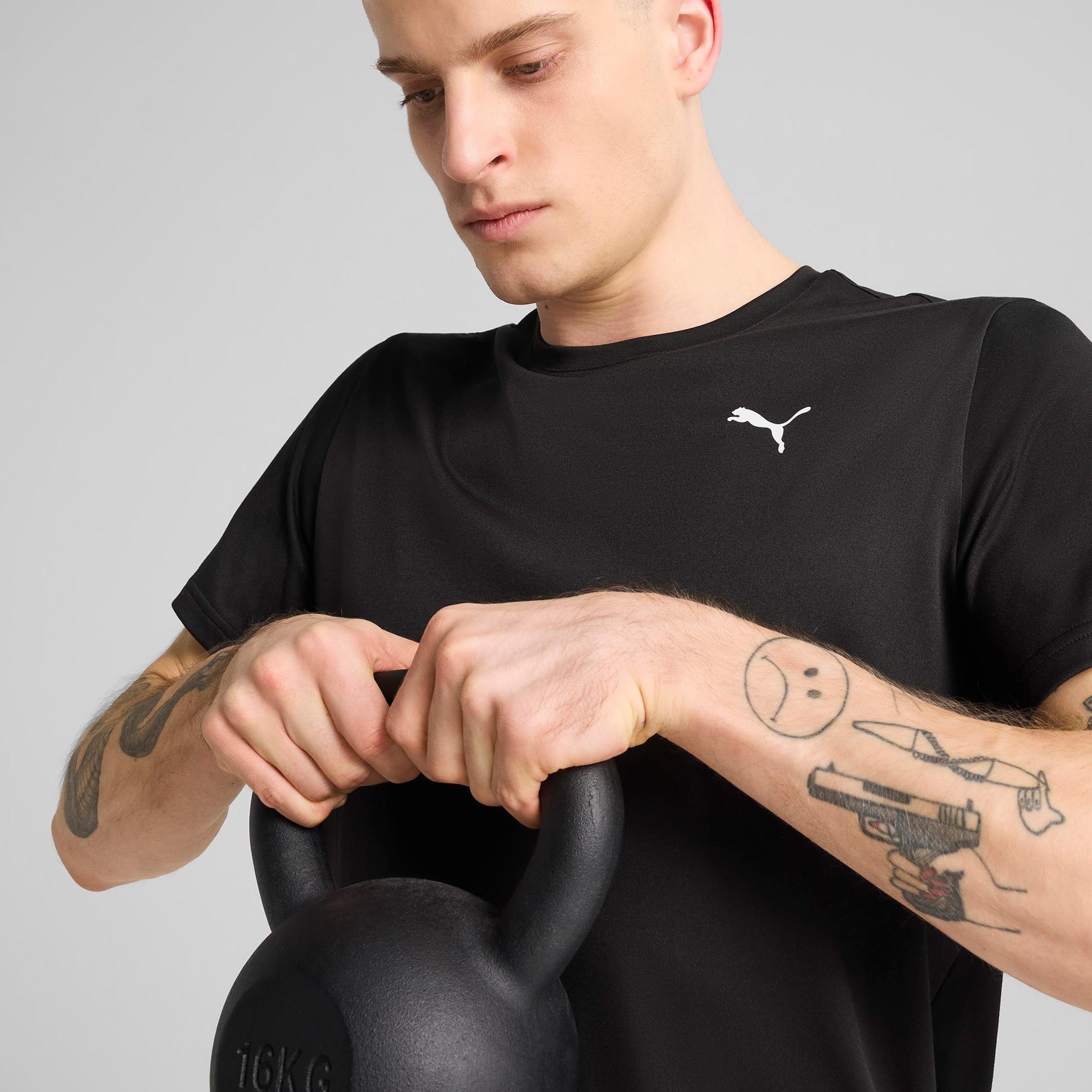 Puma Tad Essentials Solid Cat Erkek Siyah T-Shirt