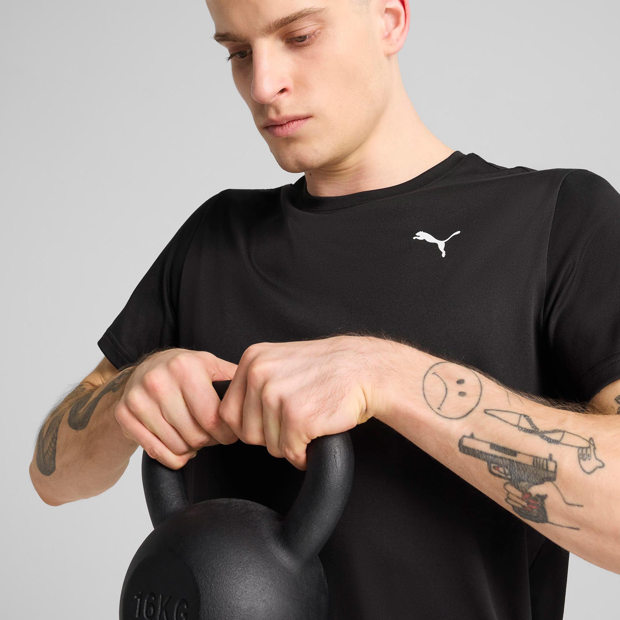 Puma Tad Essentials Solid Cat Erkek Siyah T-Shirt