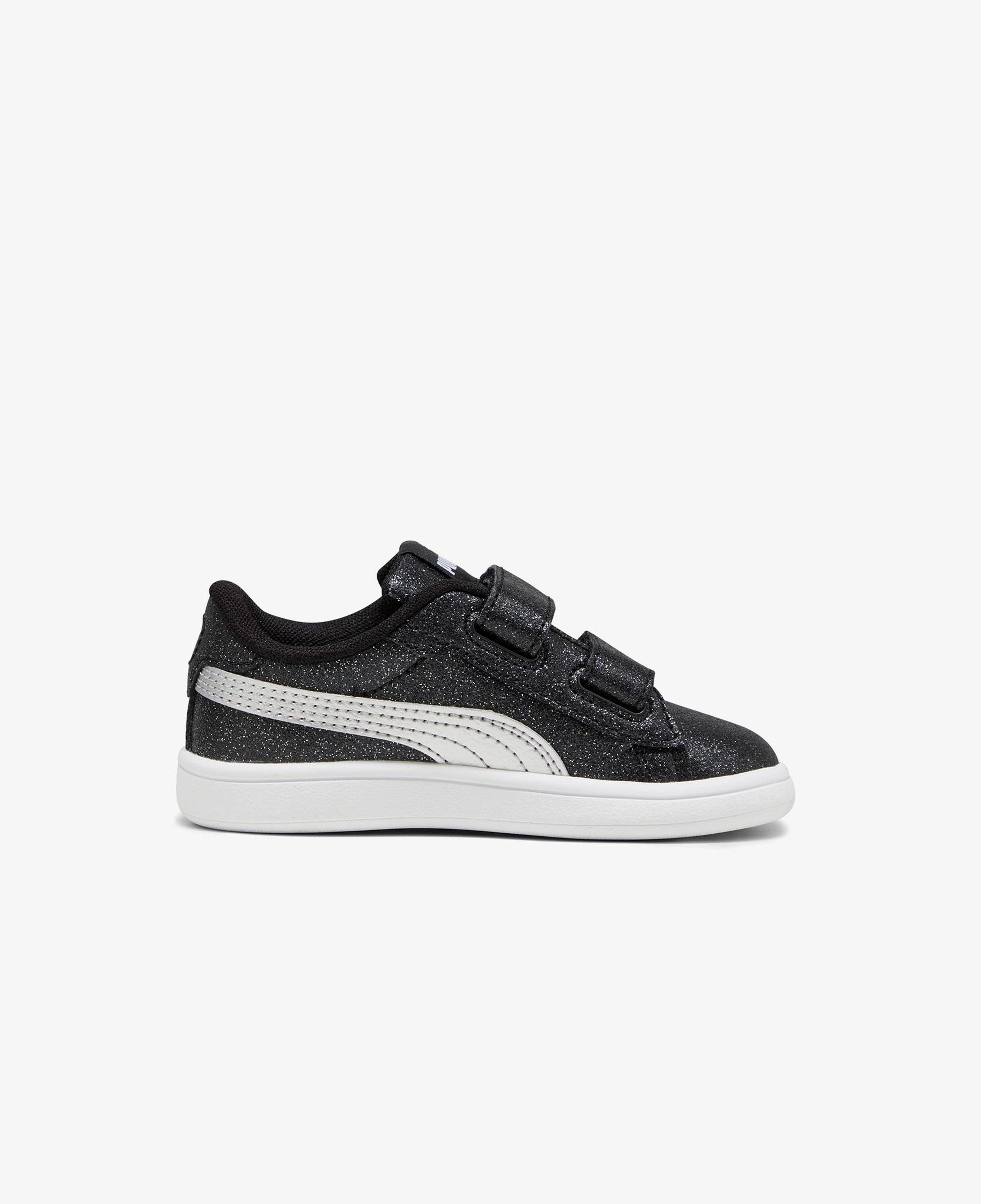 Puma Smash 3.0 Glit Glam V In Çocuk Siyah Spor Ayakkabı
