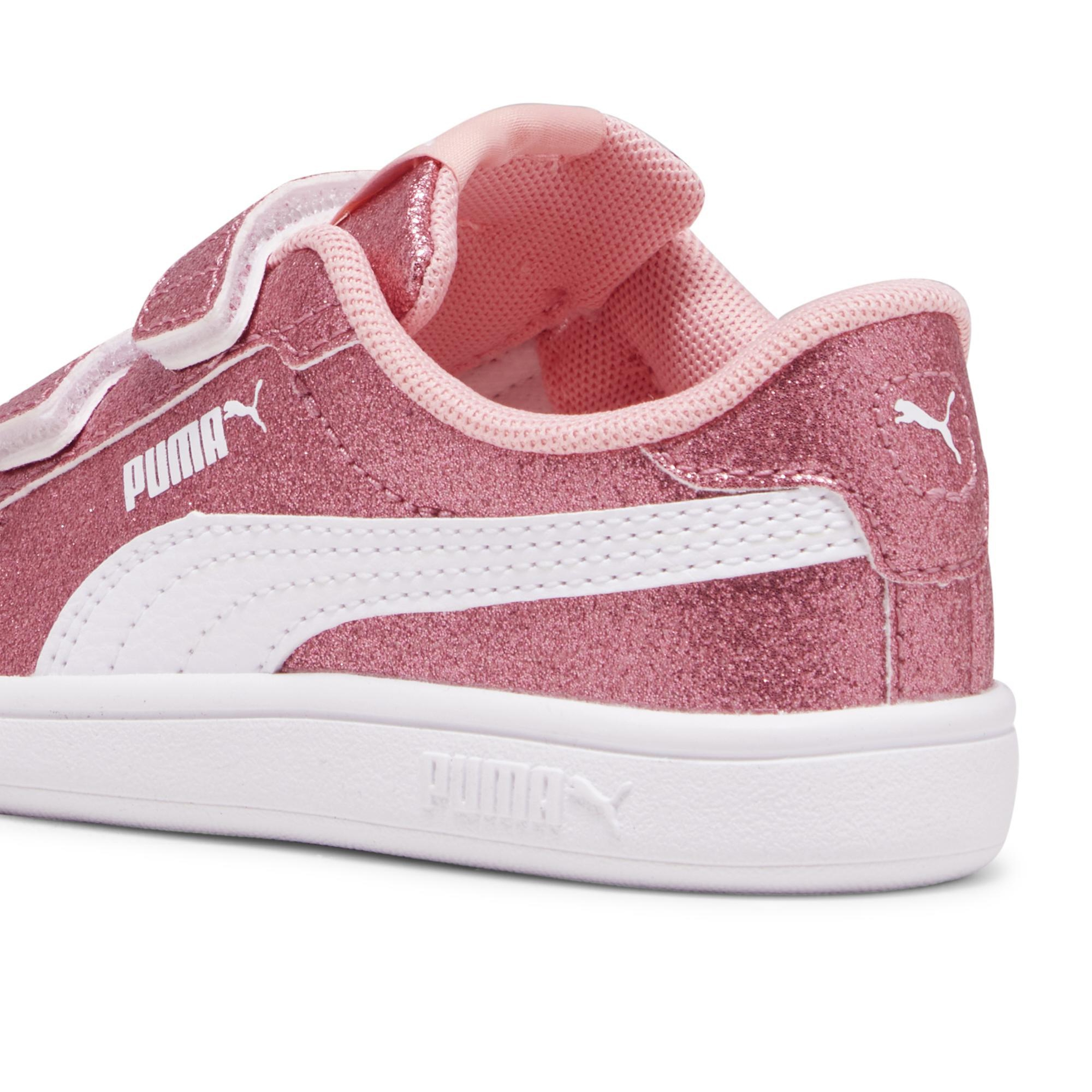 Puma Smash 3.0 Glit Glam V In Çocuk Bej Spor Ayakkabı
