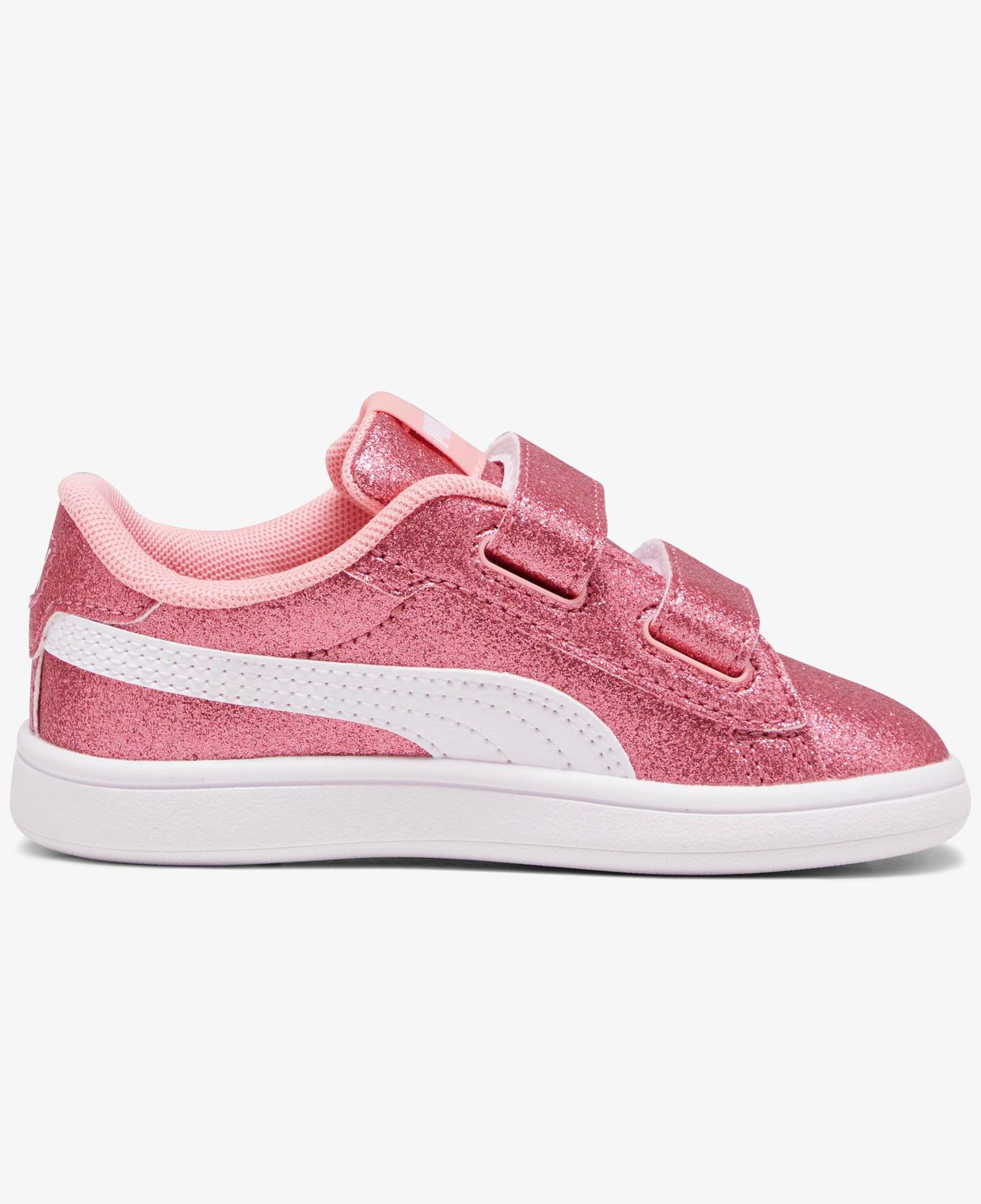 Puma Smash 3.0 Glit Glam V In Çocuk Bej Spor Ayakkabı