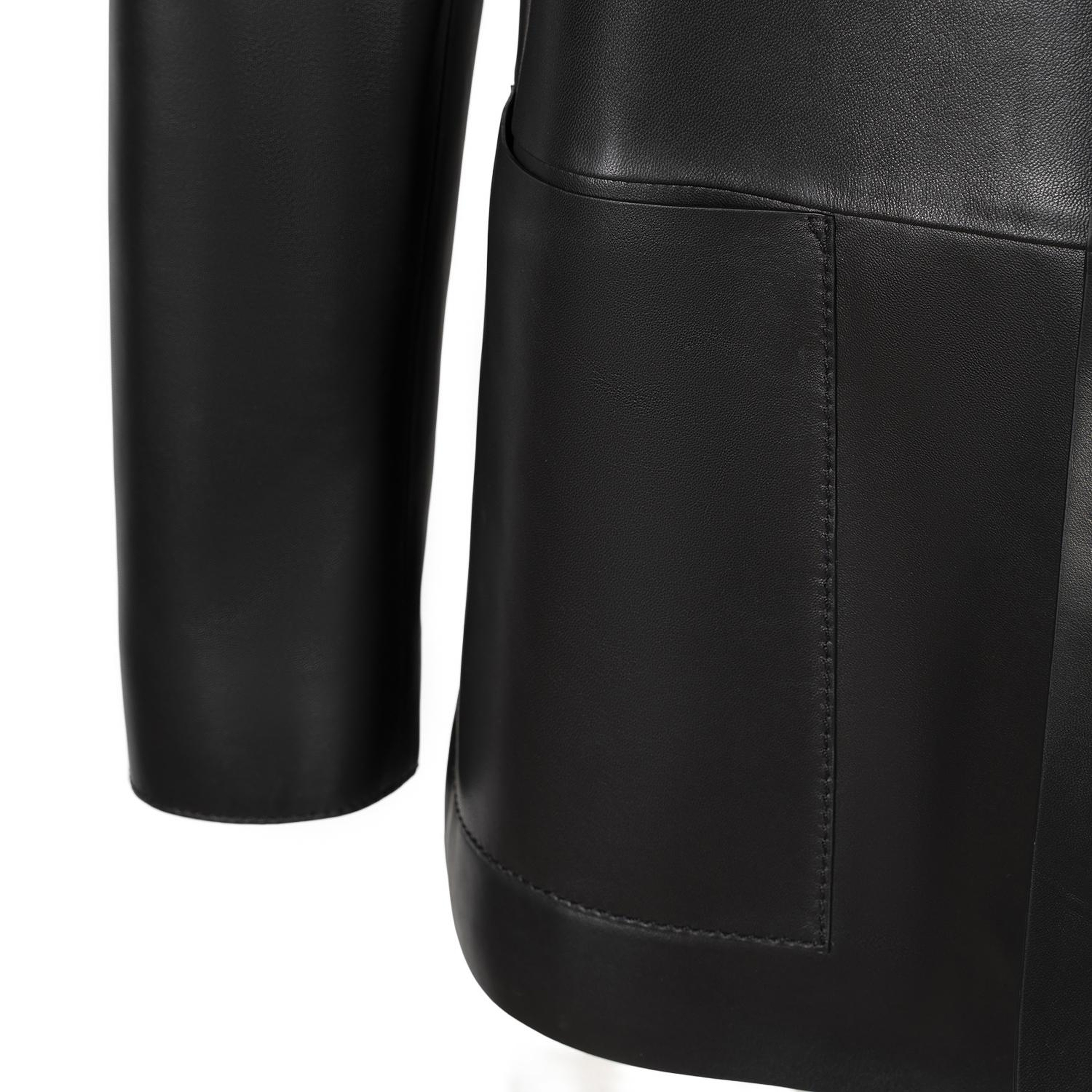 KeinxDesa Siyah Erkek Deri Ceket