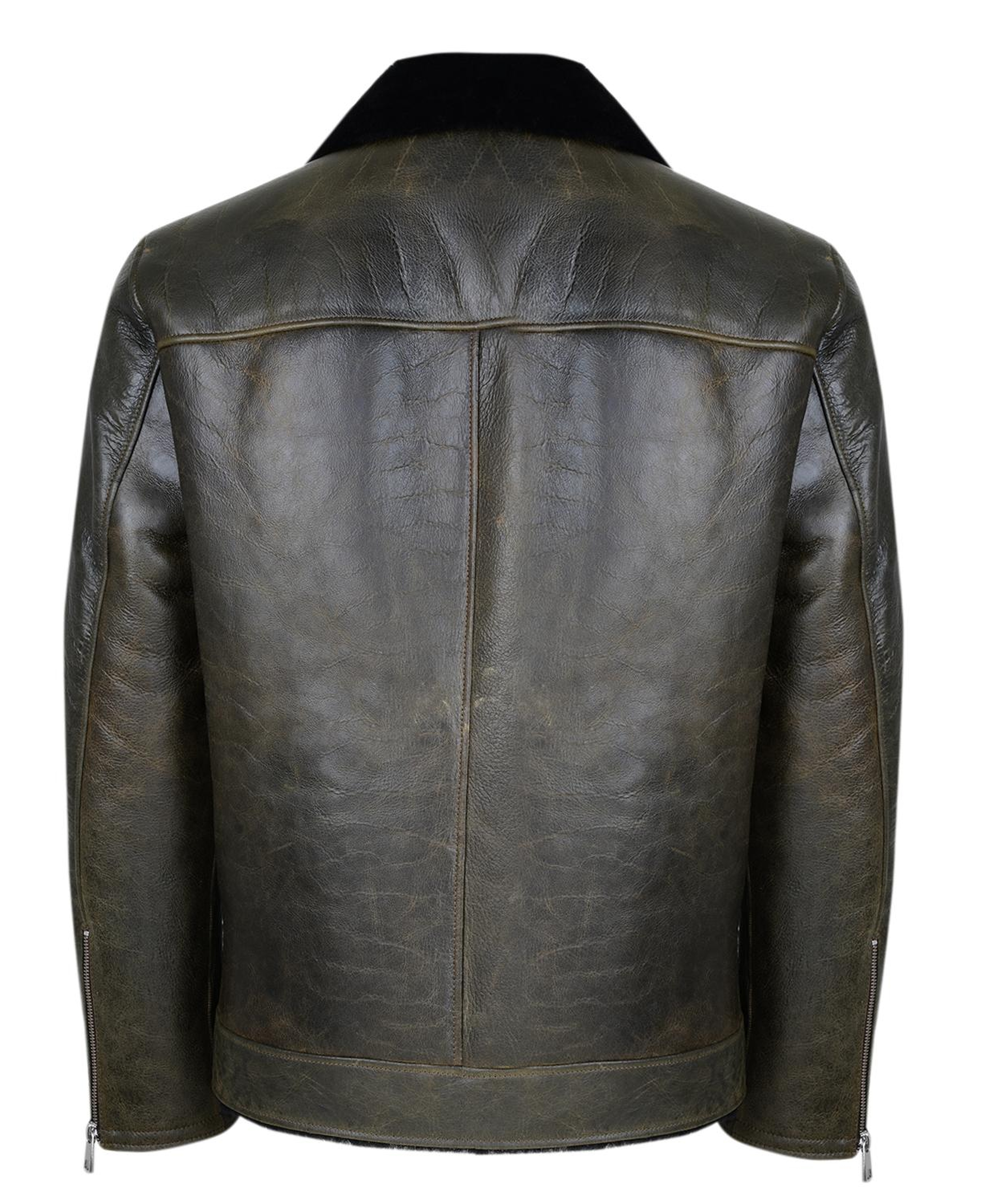 Ariance Siyah Erkek Kürk Mont