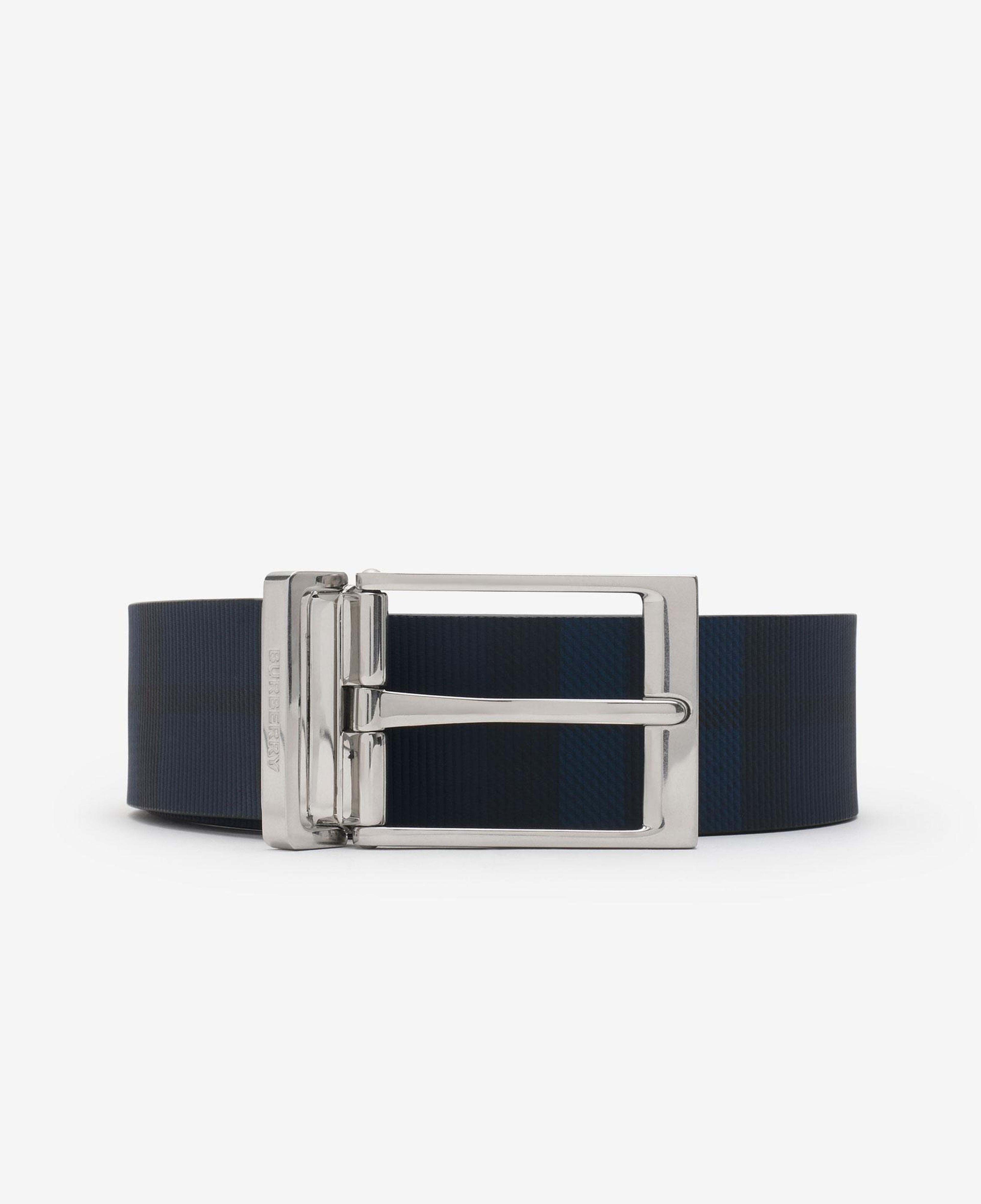 Burberry Reversible Check Erkek Lacivert Kemer