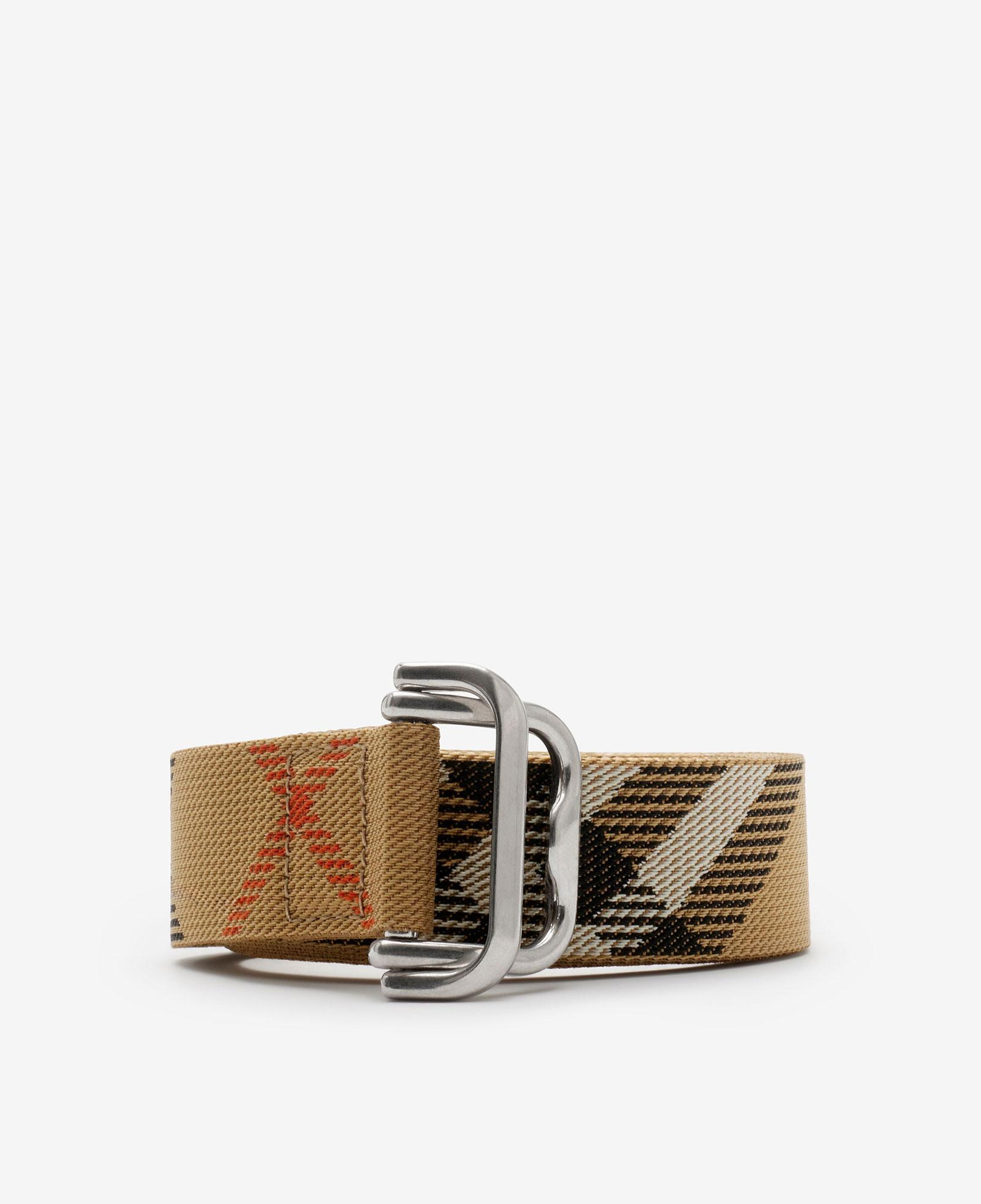 Burberry Check Webbing Erkek Bej Kemer