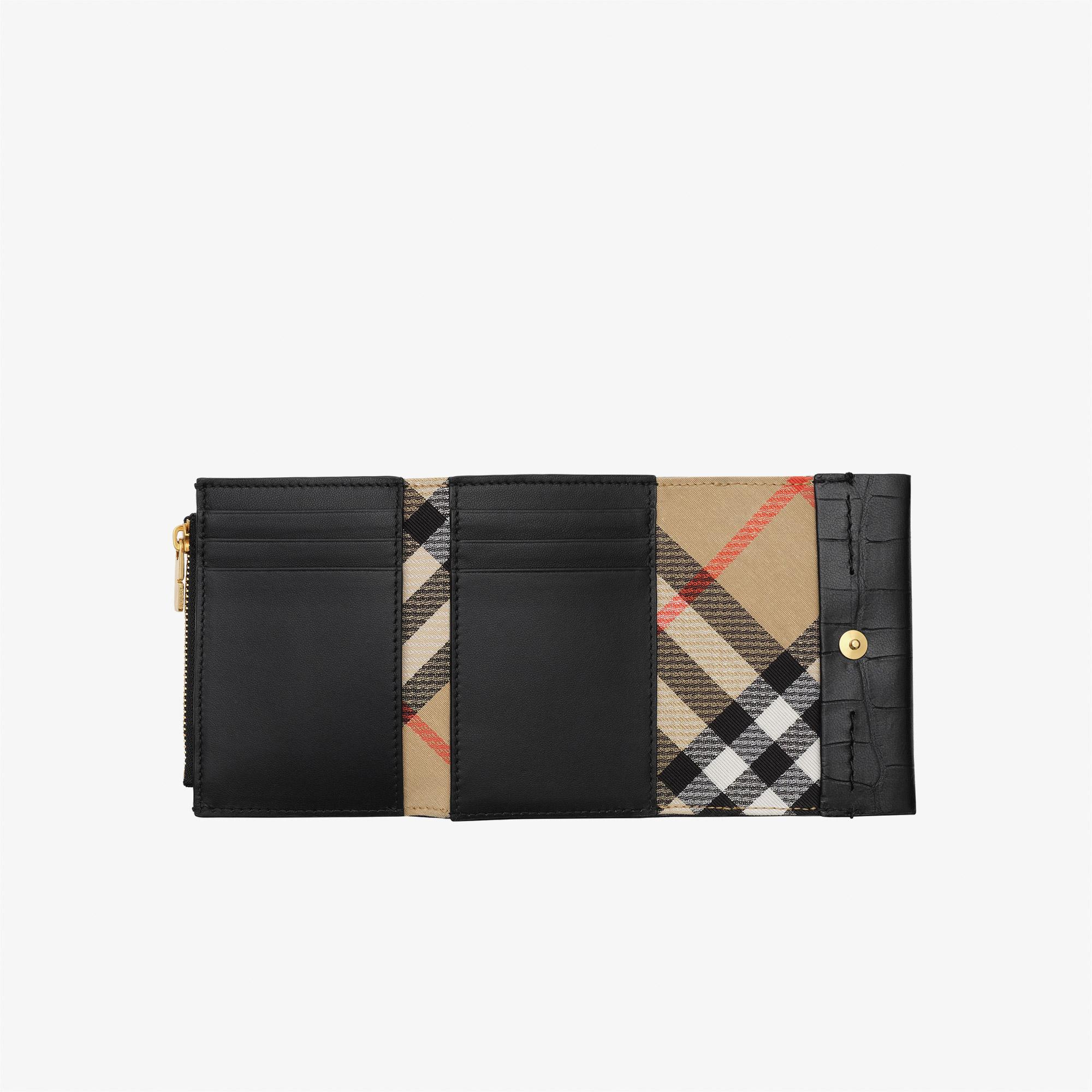 Burberry Cotswolds Kadın Siyah Cüzdan