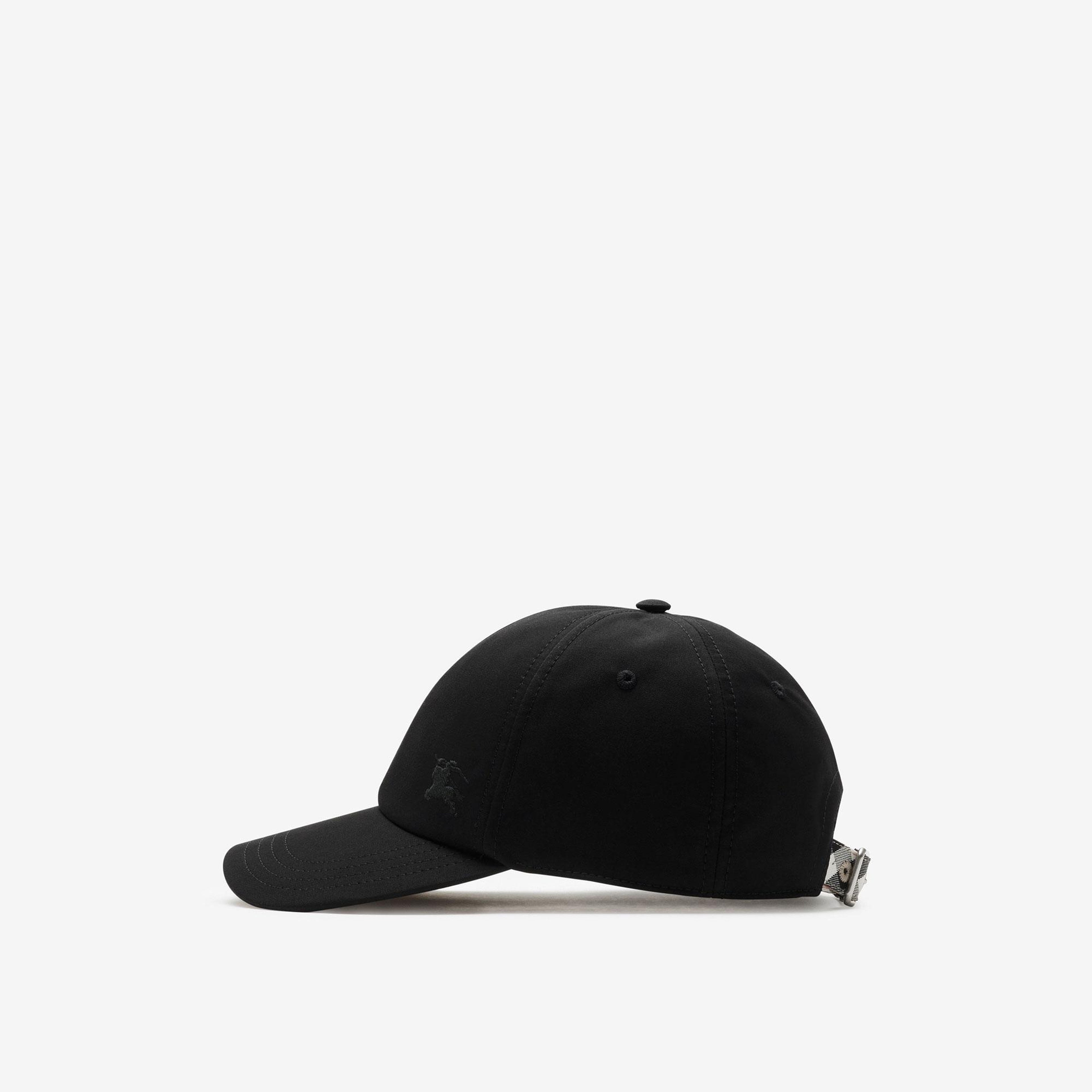 Burberry Gabardine Baseball Erkek Siyah Şapka
