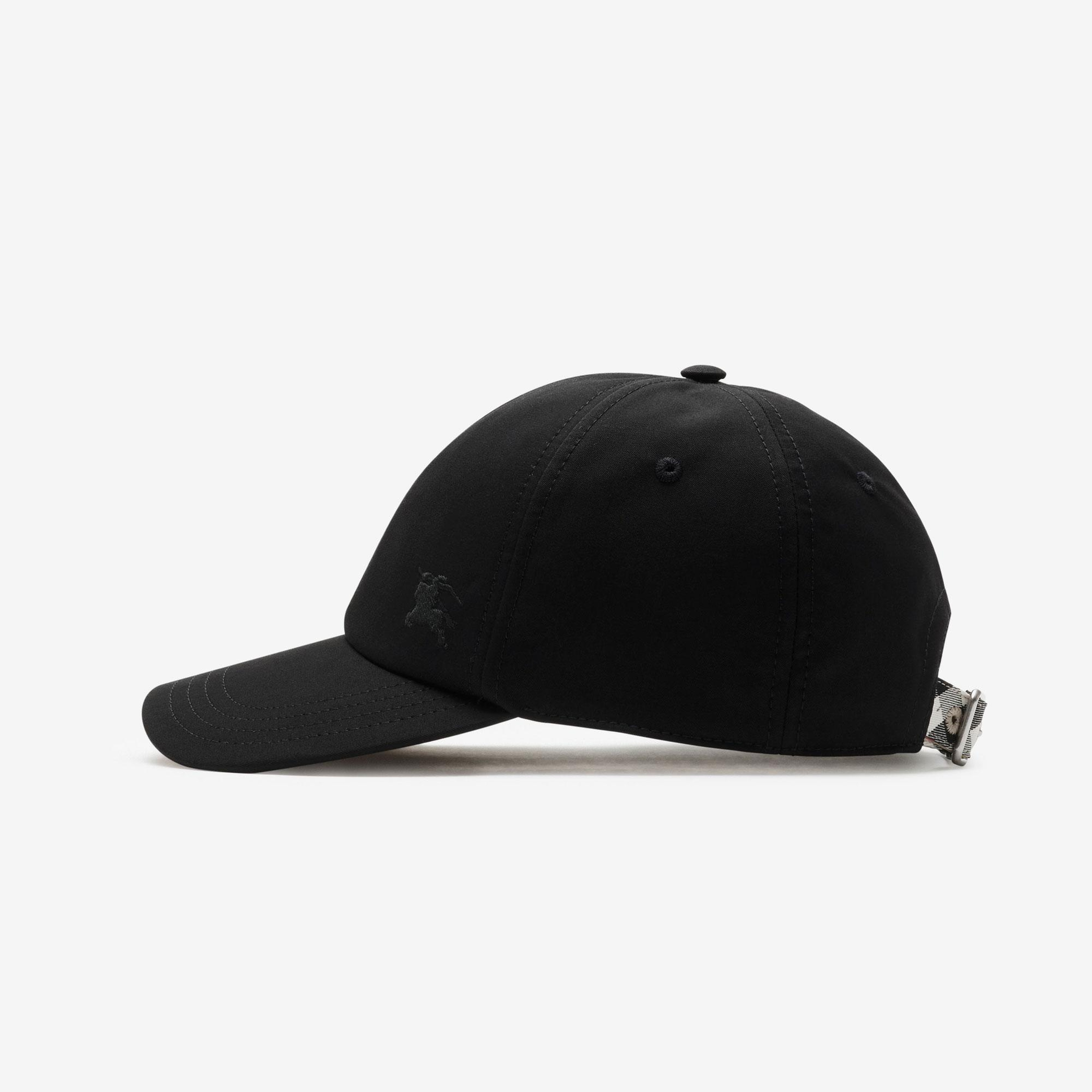 Burberry Gabardine Baseball Erkek Siyah Şapka