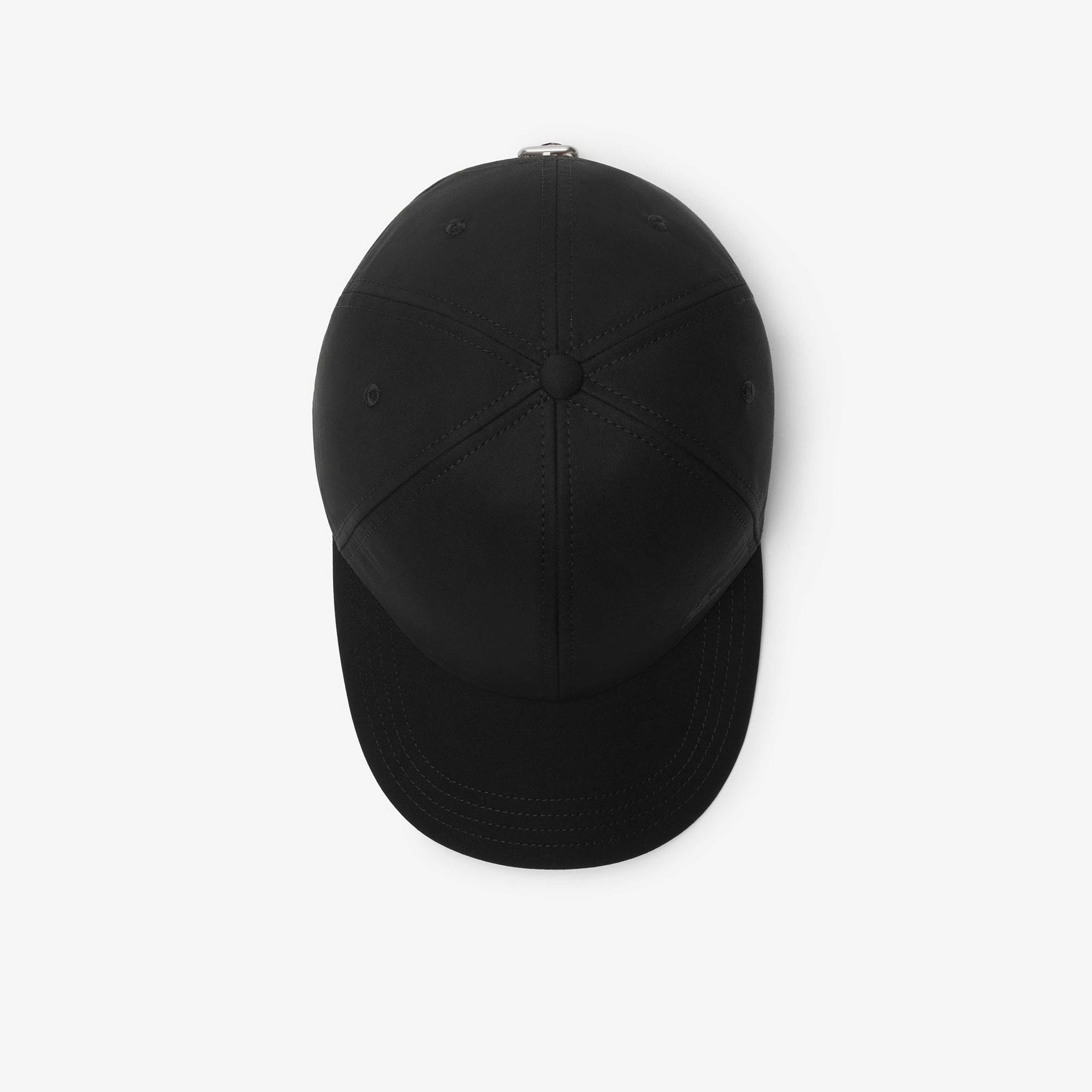 Burberry Gabardine Baseball Erkek Siyah Şapka
