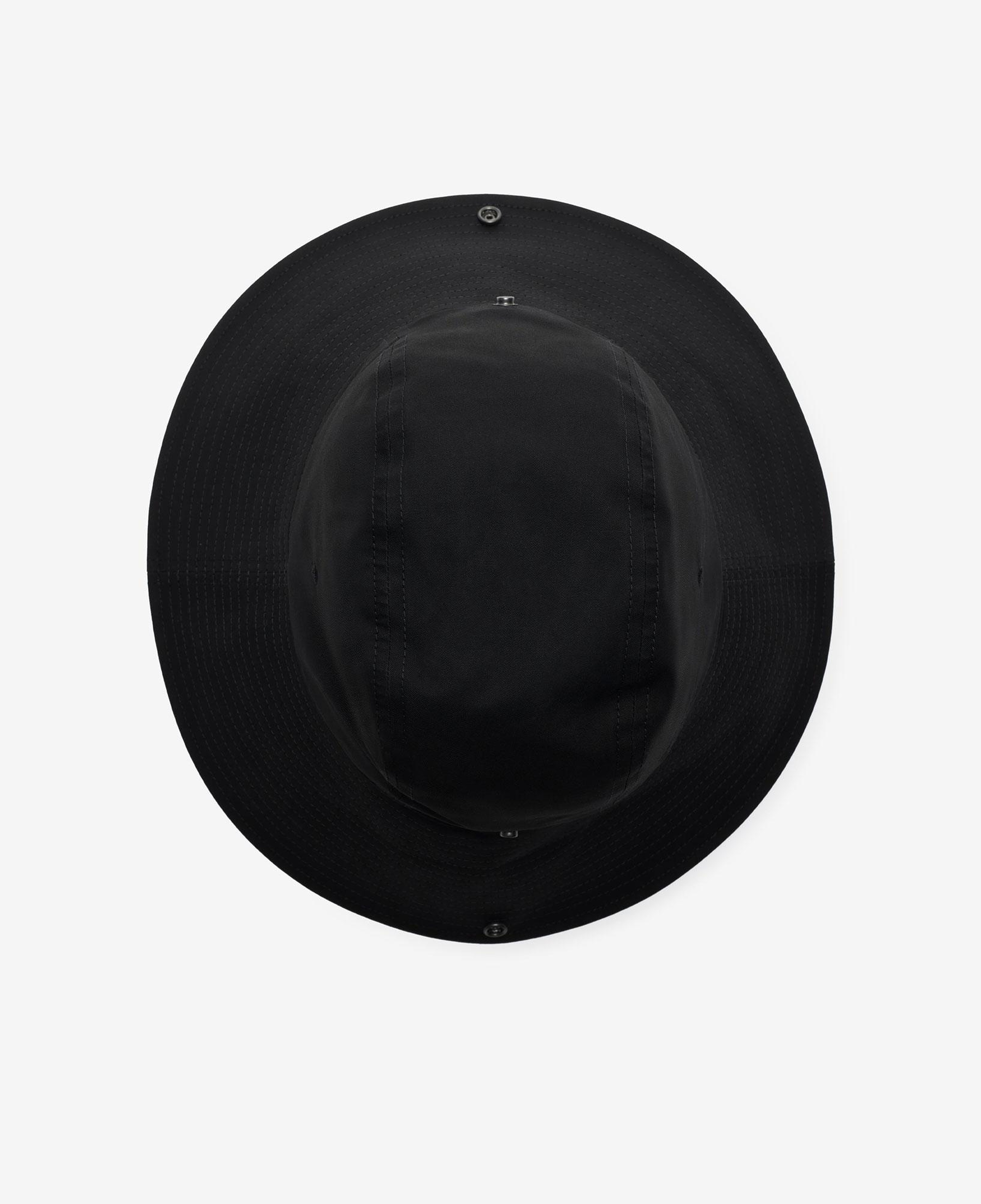 Burberry Check Brim Gabardine Erkek Siyah Şapka