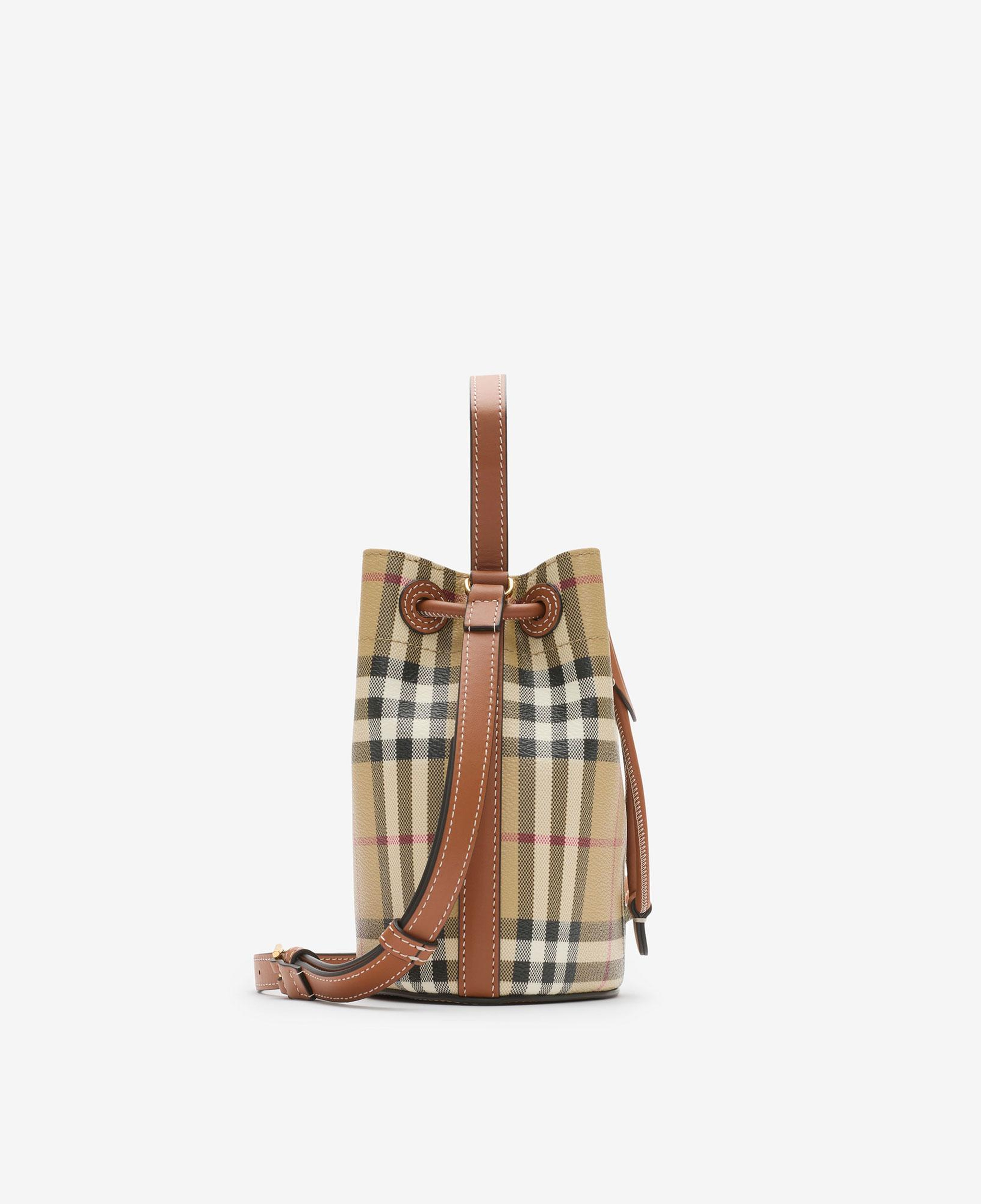 Burberry Mini Check Kadın Bej Postacı Çantası