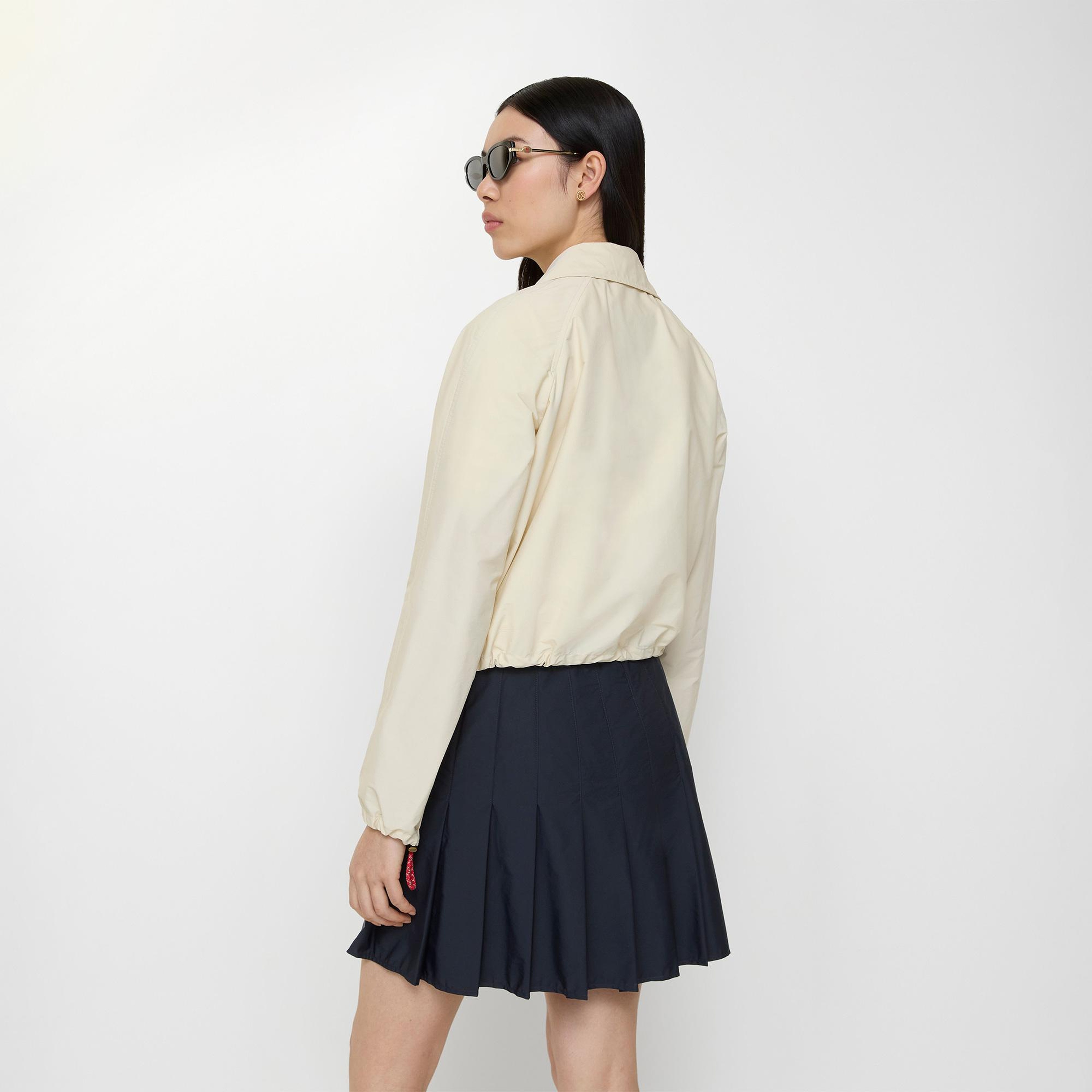 Burberry Cropped Newcott Hooded Kadın Krem Mont