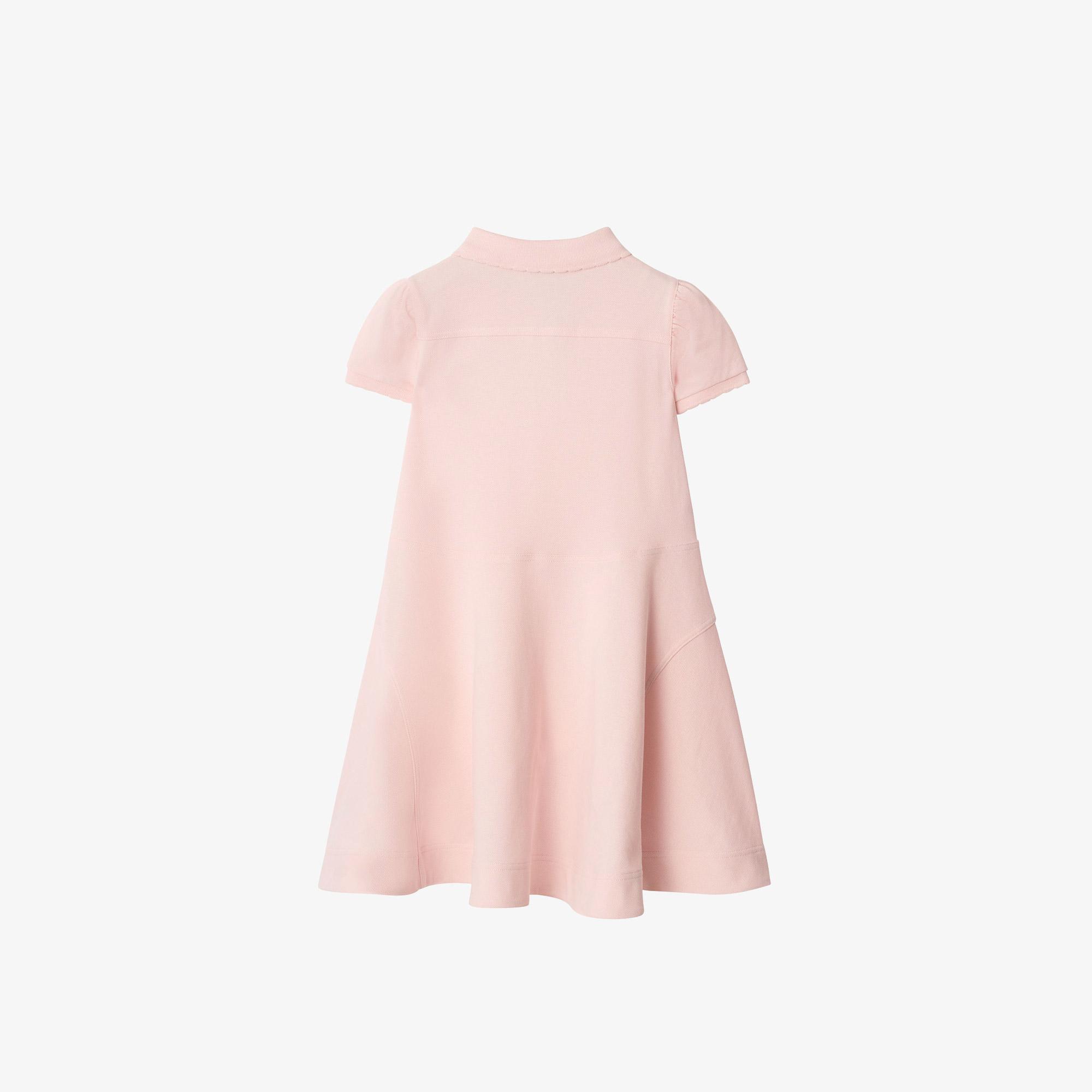 Burberry Cotton Çocuk Pembe Elbise