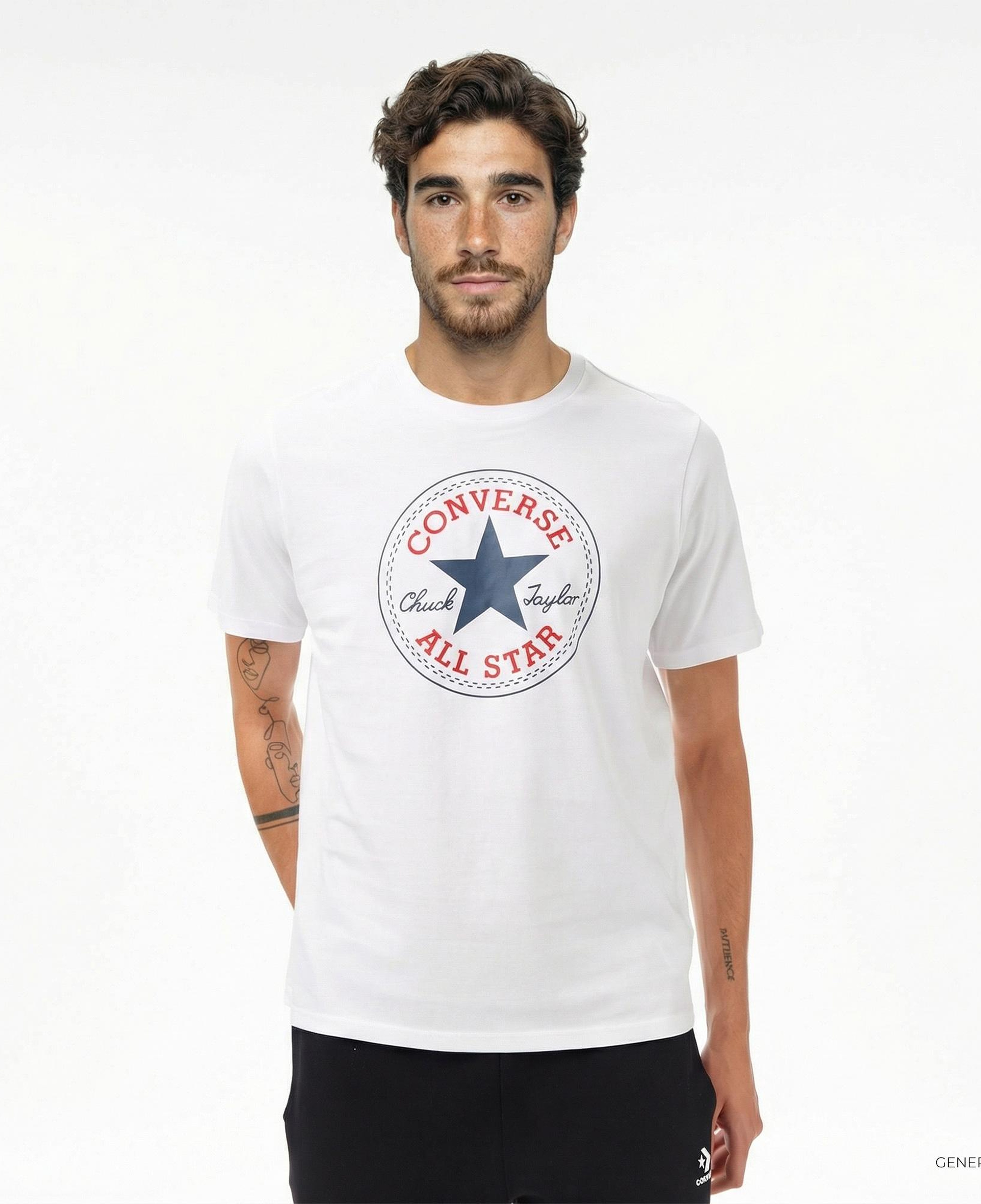 Converse Erkek Beyaz T-Shirt