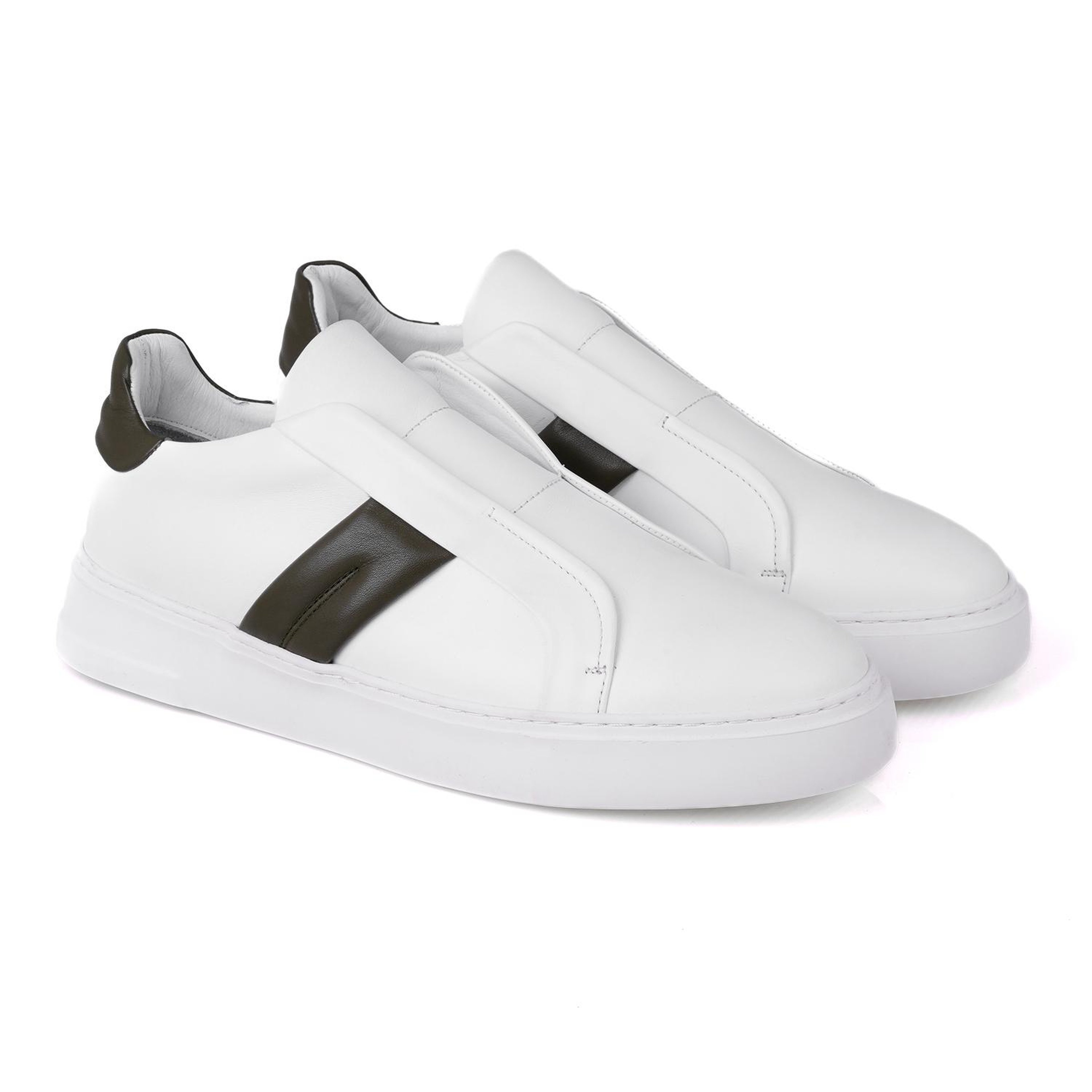 Alice Beyaz Erkek Deri Spor Ayakkabı