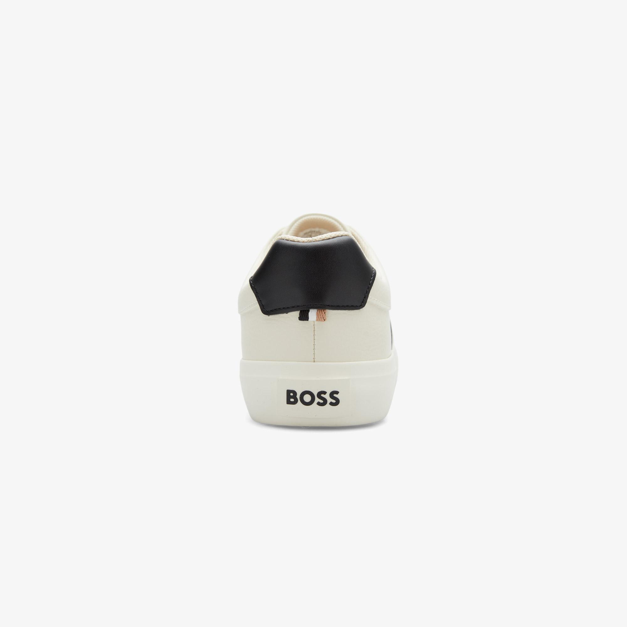 Boss Aiden Tenn Erkek Krem Rengi Sneaker