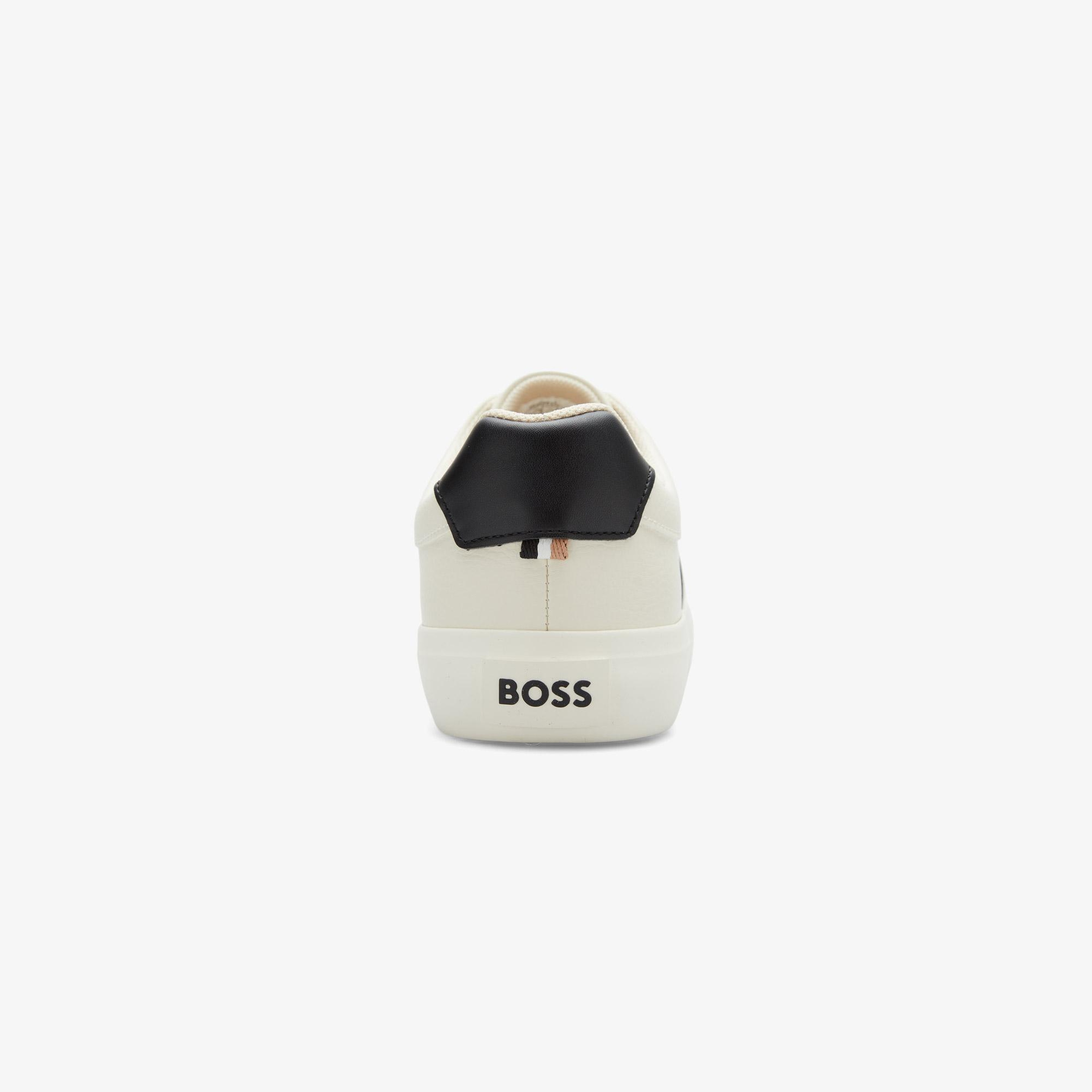 Boss Aiden Tenn Erkek Krem Rengi Sneaker
