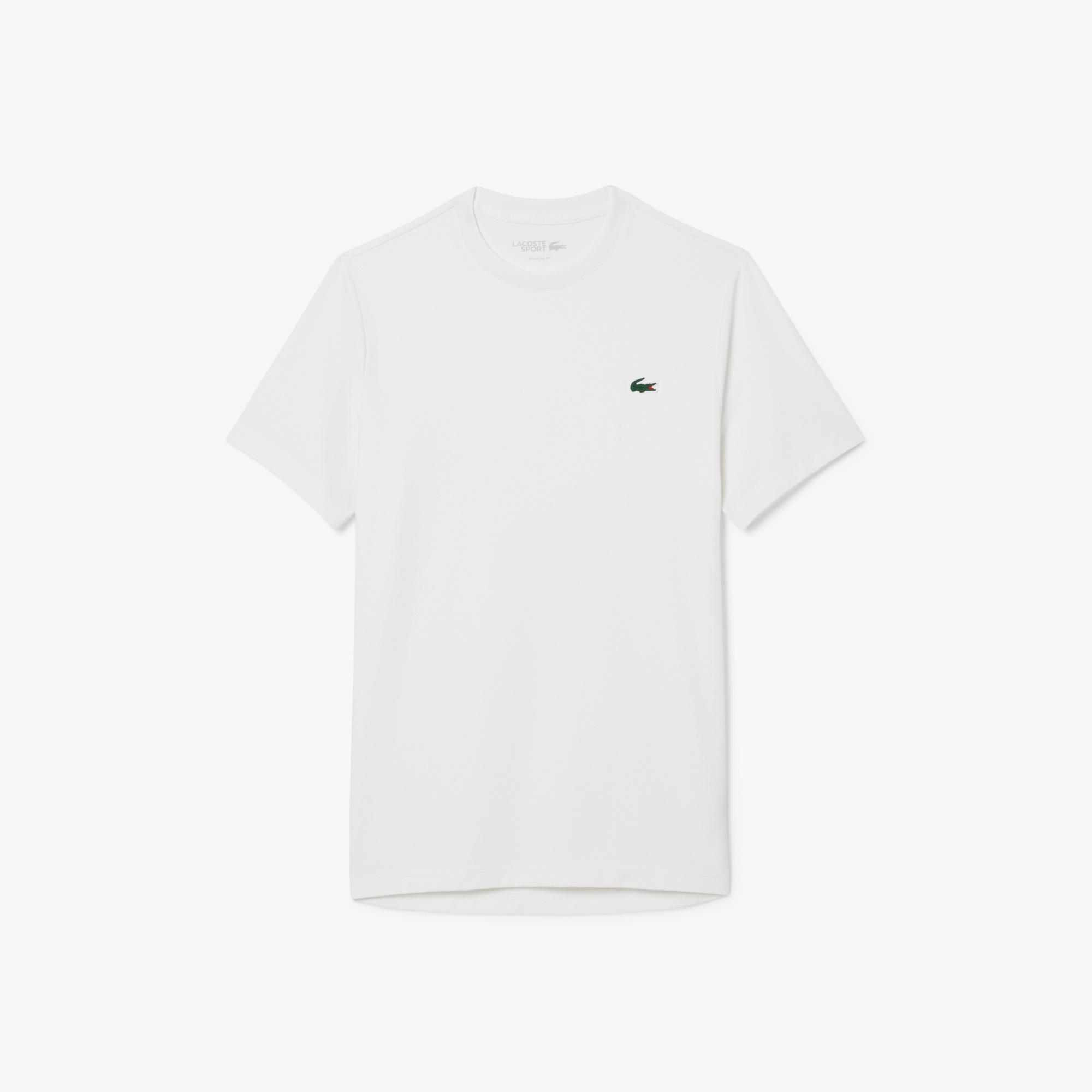 Lacoste Erkek Regular Fit Bisiklet Yaka Beyaz T-Shirt