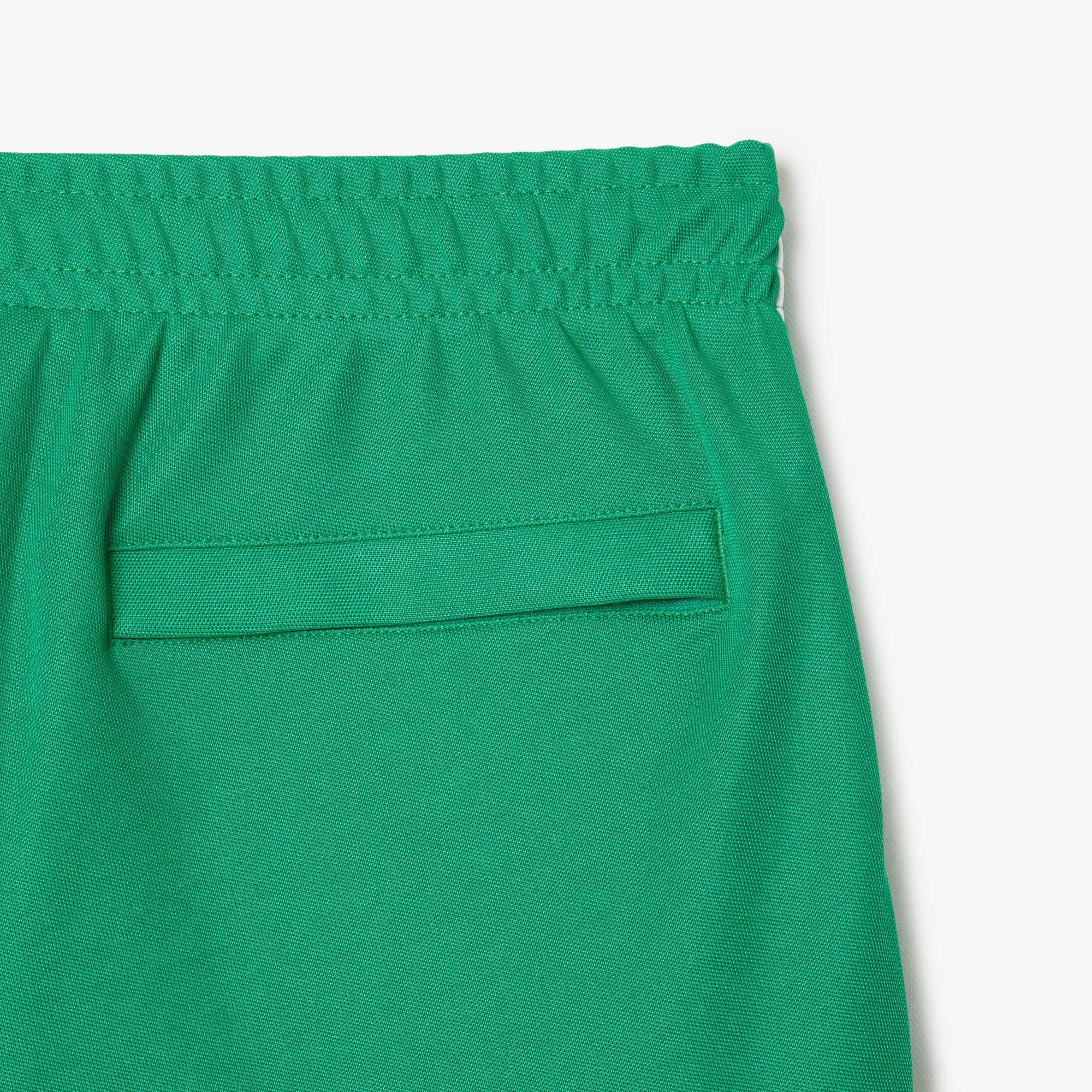 Lacoste Erkek Regular Fit Çizgili Yeşil Eşofman Altı