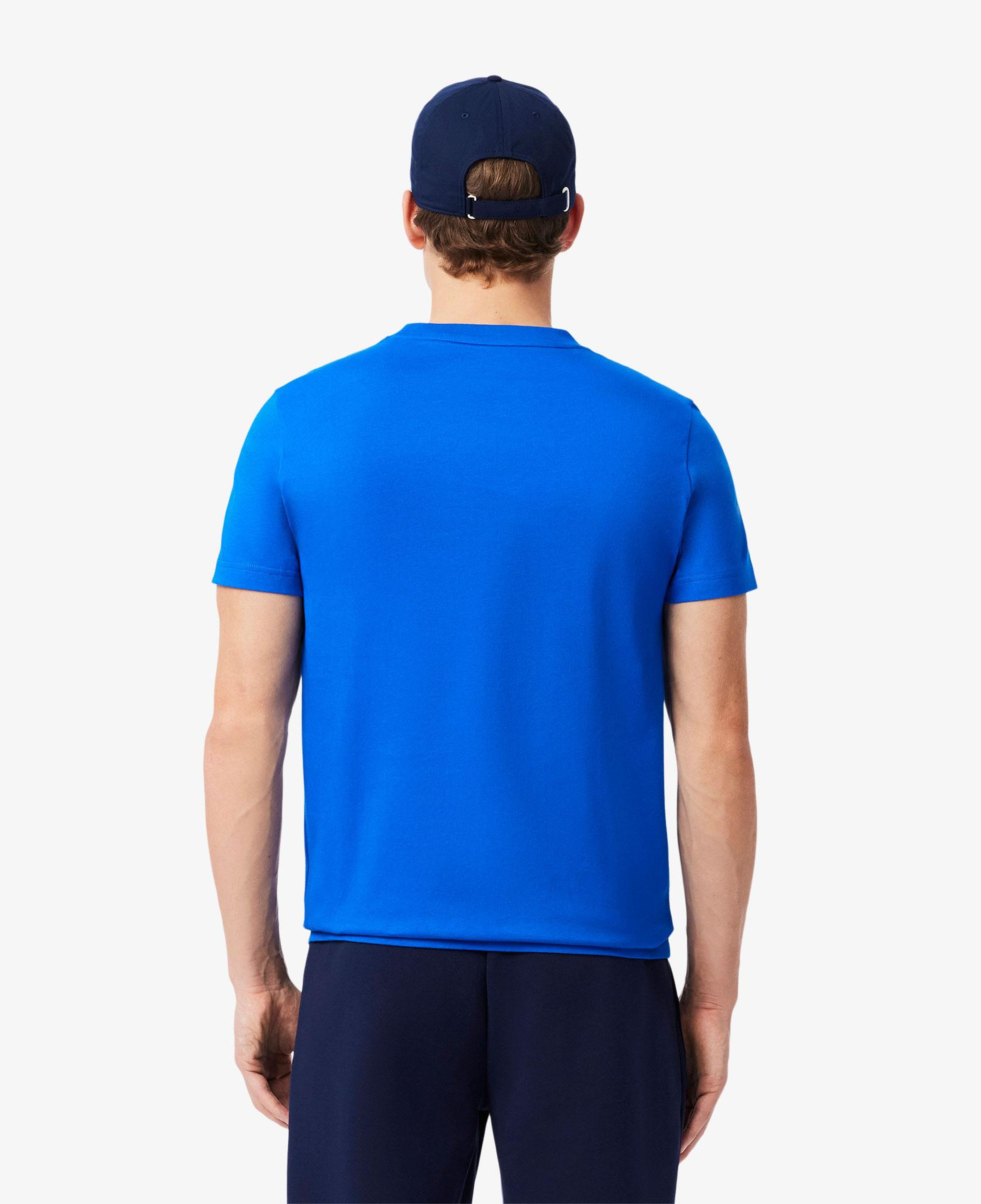 Lacoste Tennis x Novak Djokovic Erkek Regular Fit Bisiklet Yaka Baskılı Lacivert T-Shirt & Şapka Seti