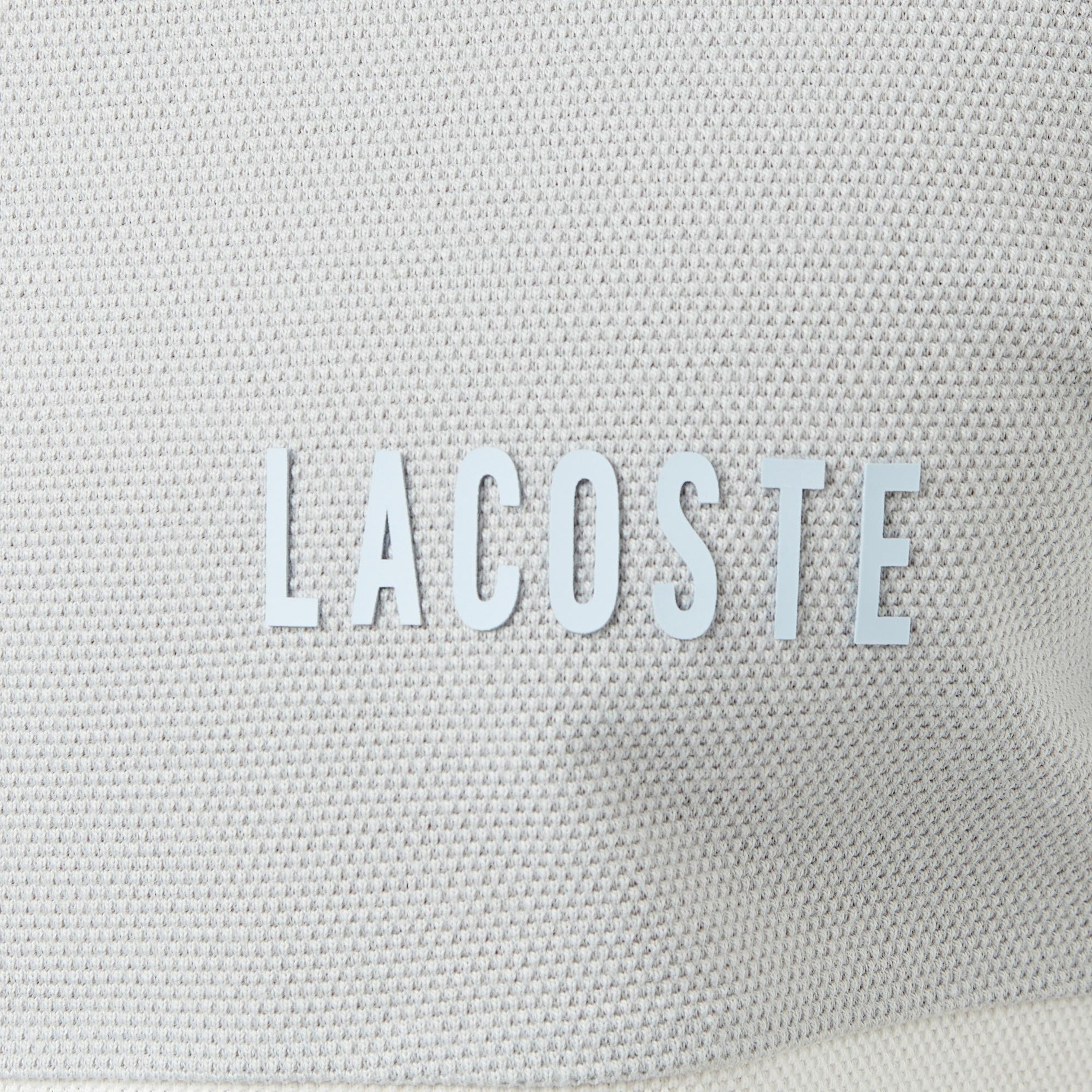 Lacoste Erkek Regular Fit Yarım Fermuarlı Renk Bloklu Açık Mavi Polo