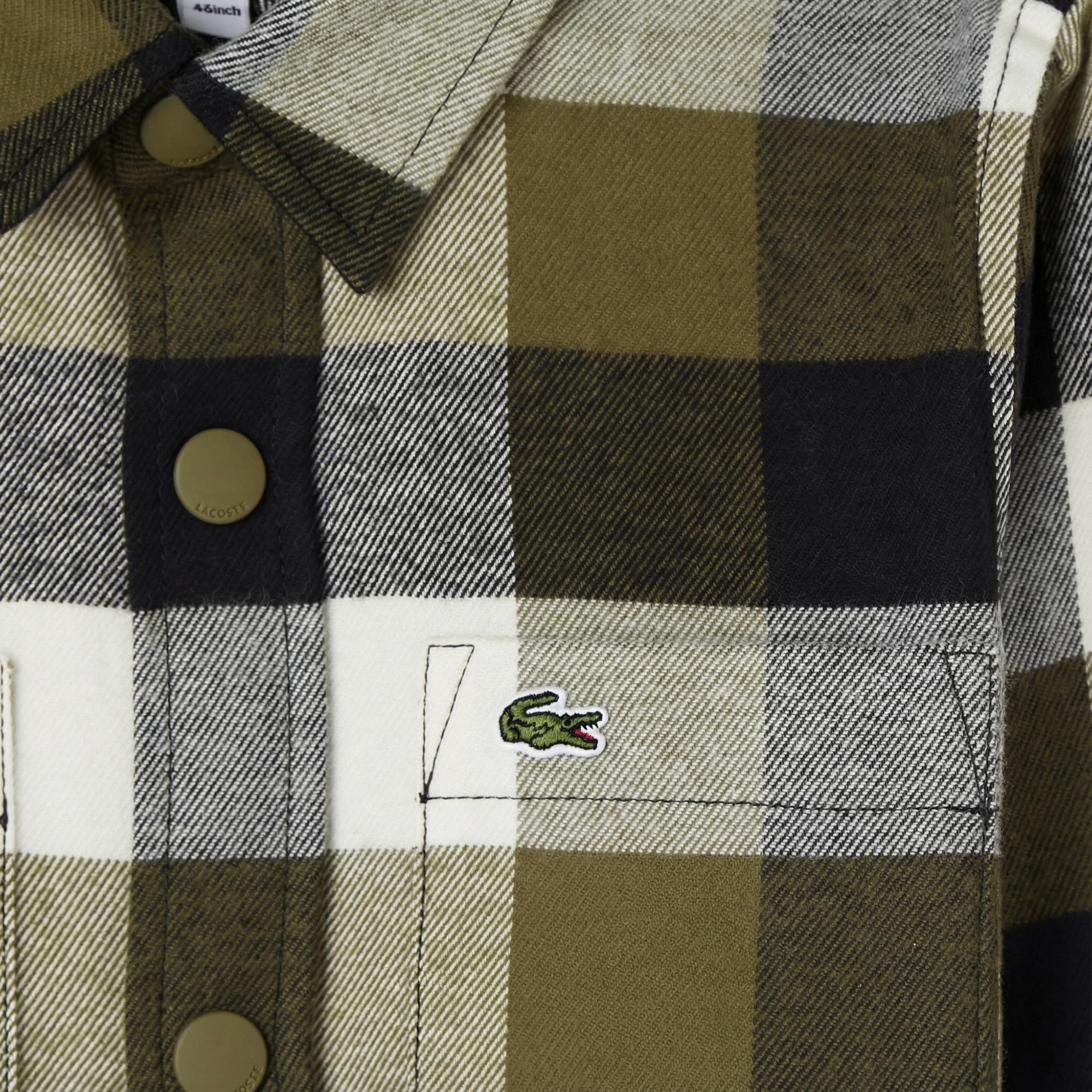 Lacoste Çocuk Haki Gömlek