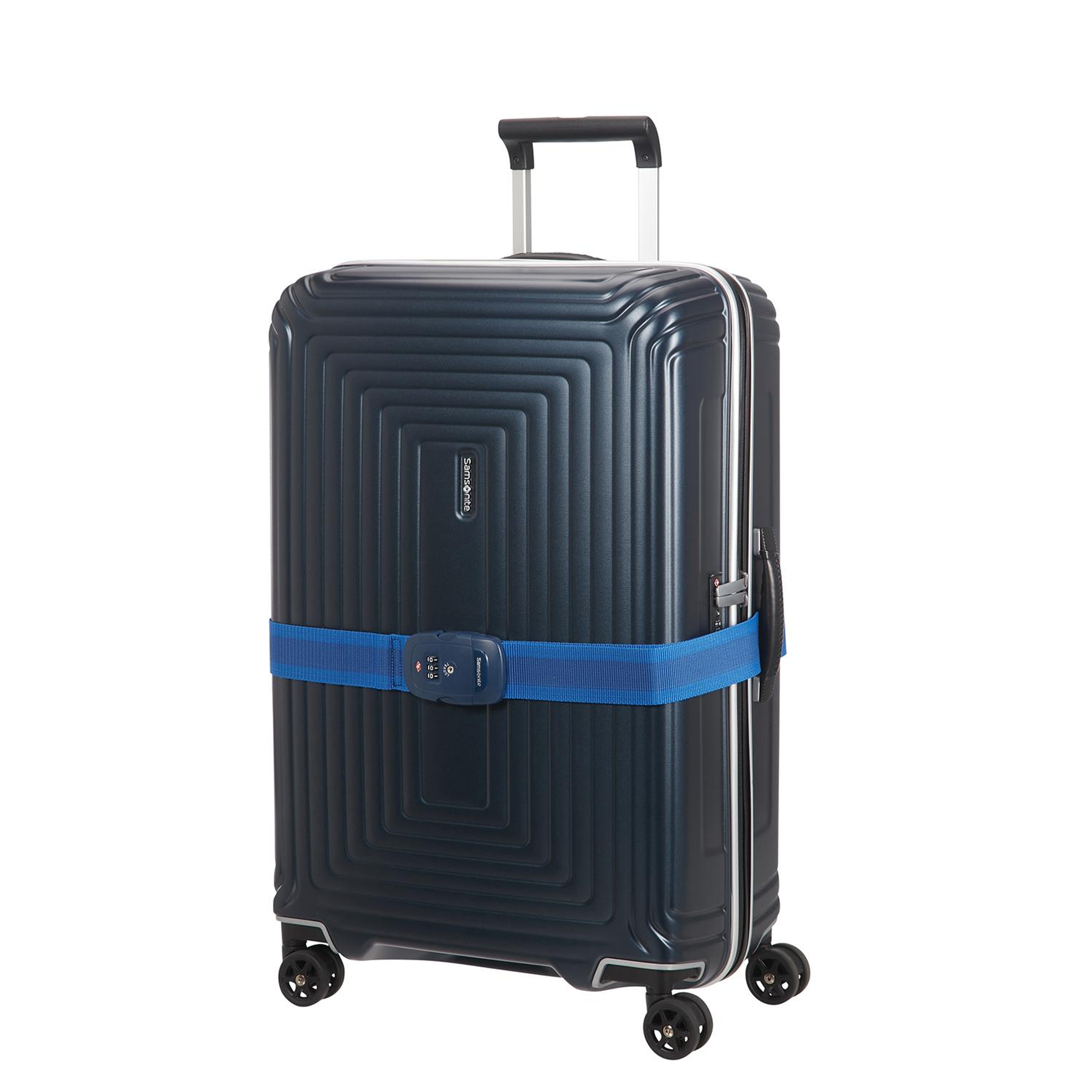 Samsonite Lacivert Seyahat Aksesuarları - TSA Kilitli Valiz Kemeri