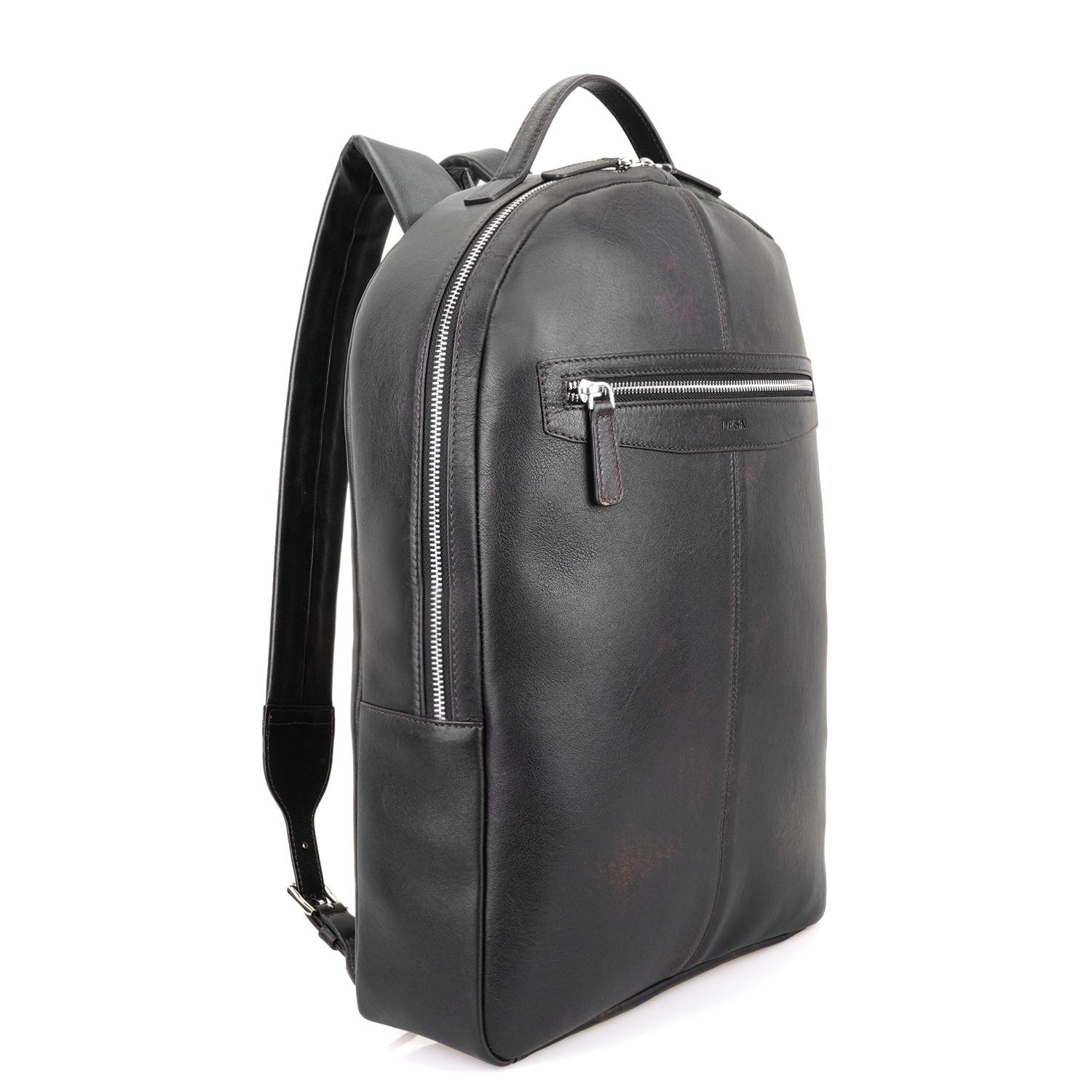 Barnaby Kahve Deri Sırt Çantası