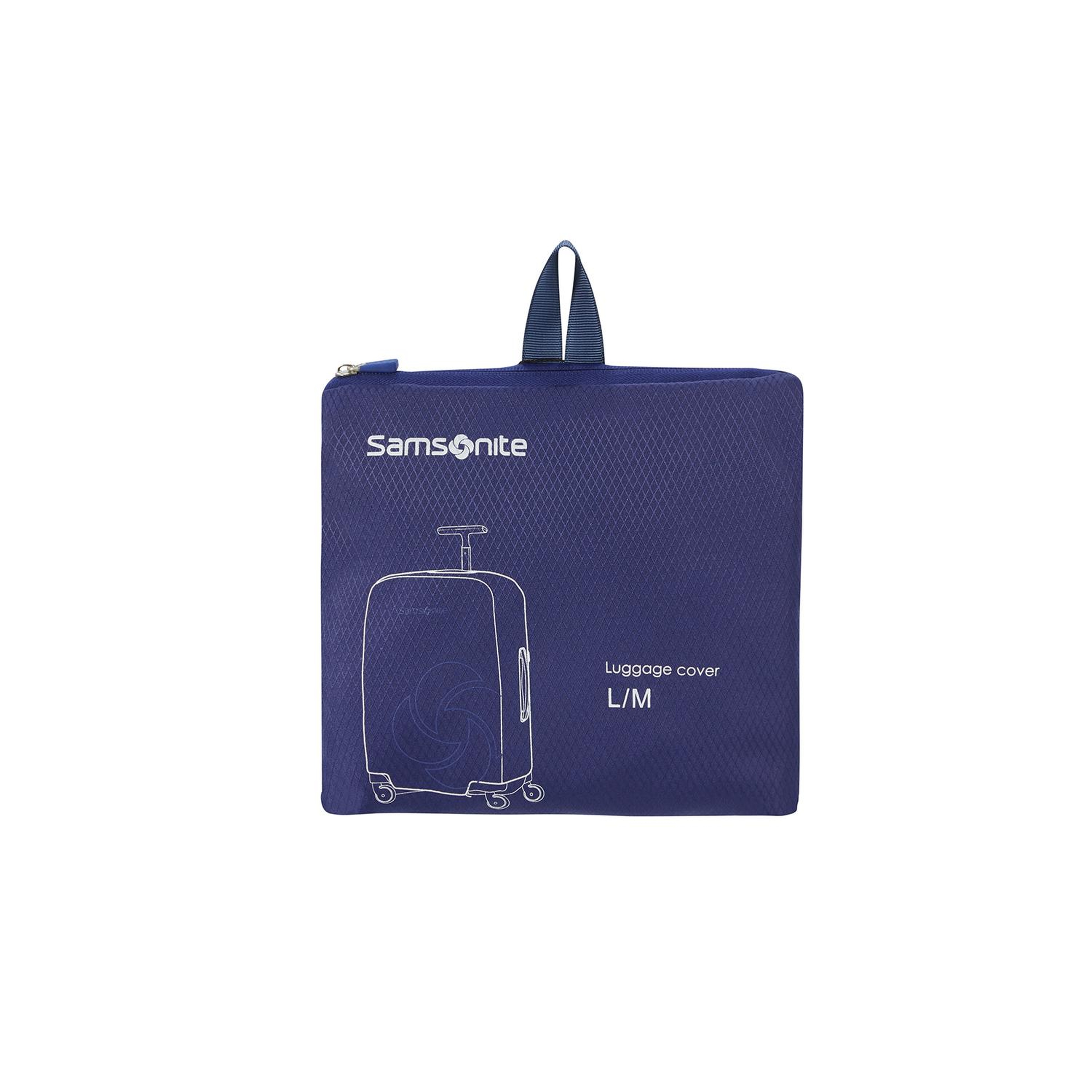 Samsonite Lacivert Global Valiz Kılıfı L/M