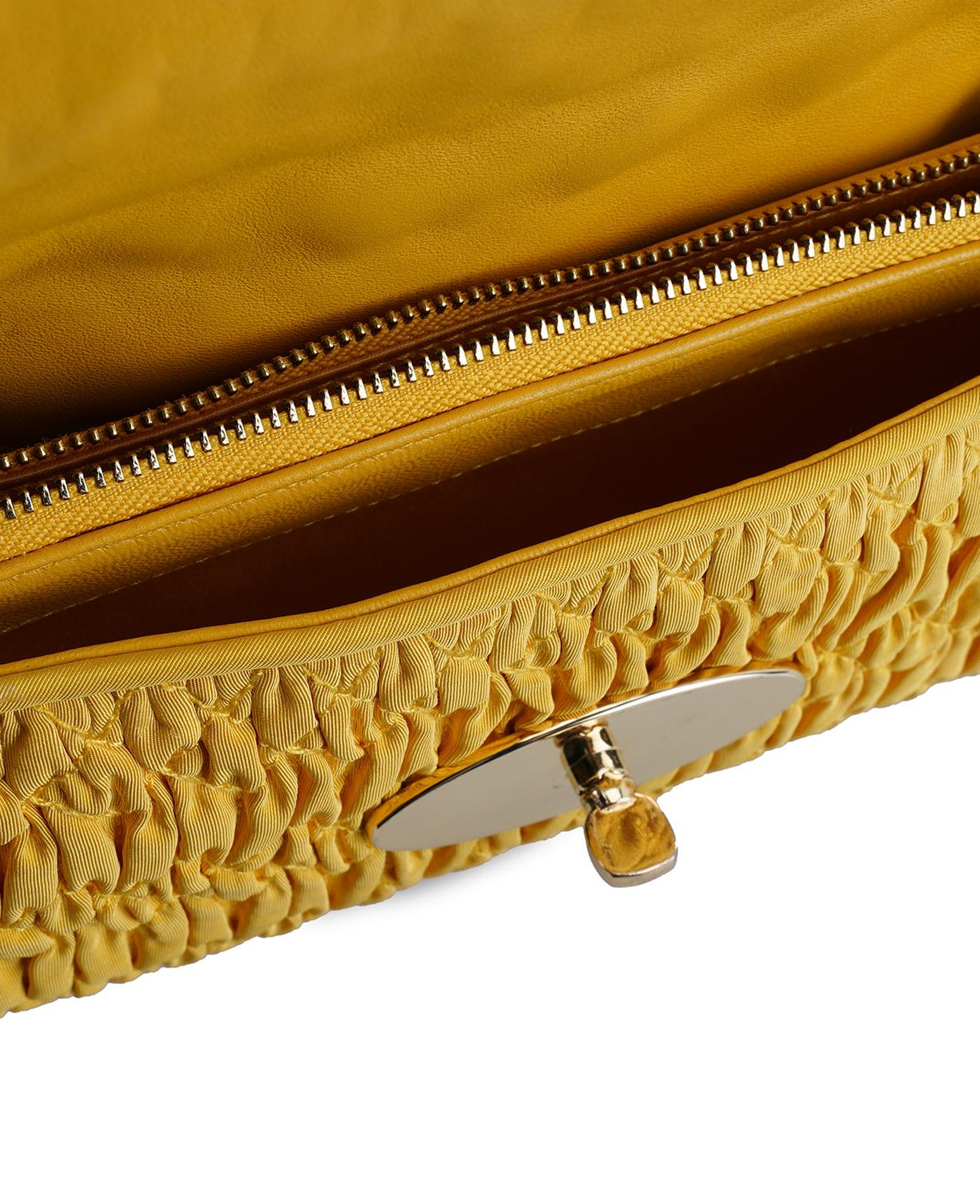 Eunice Sarı Kadın Postacı Çantası