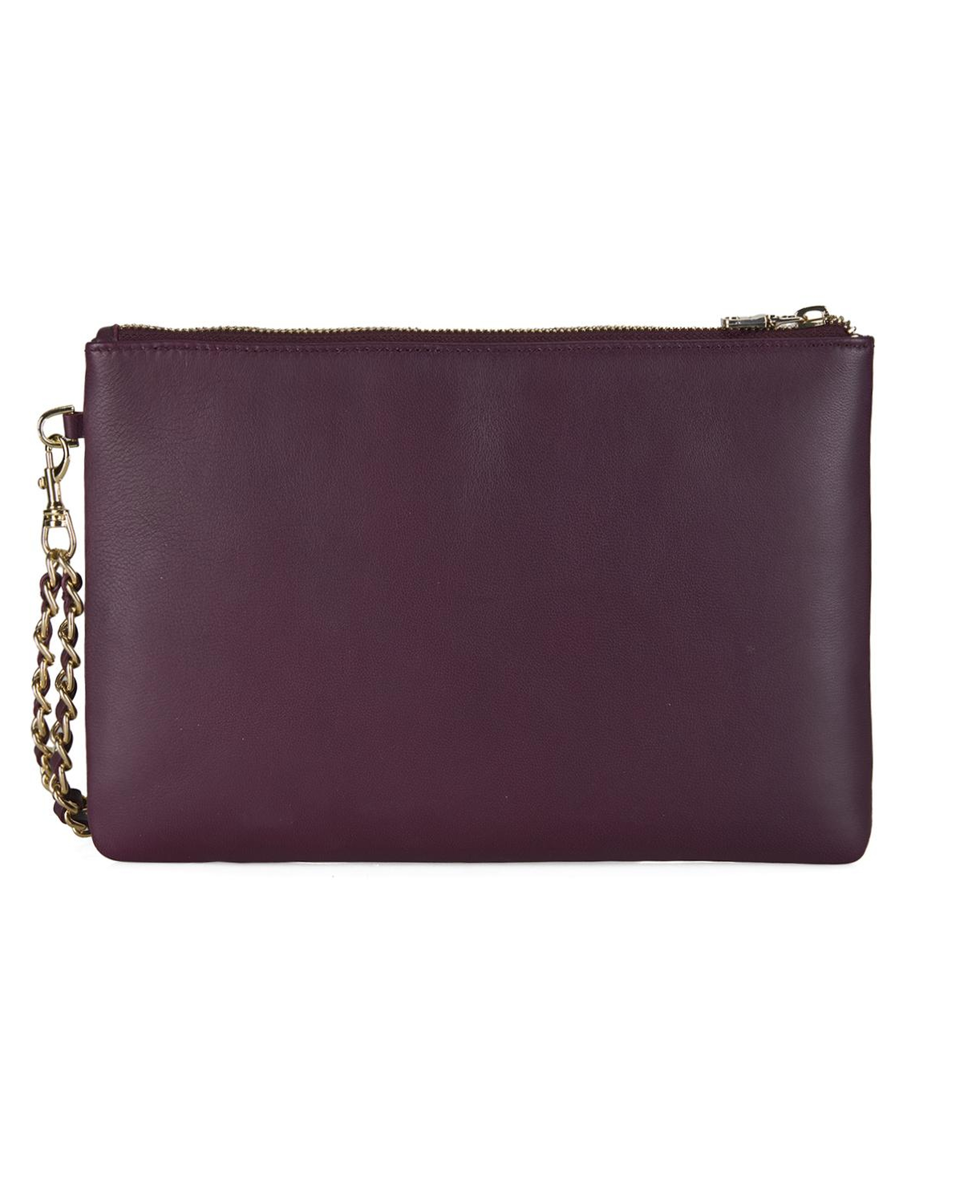 Vionya Bordo Kadın Deri El Çantası