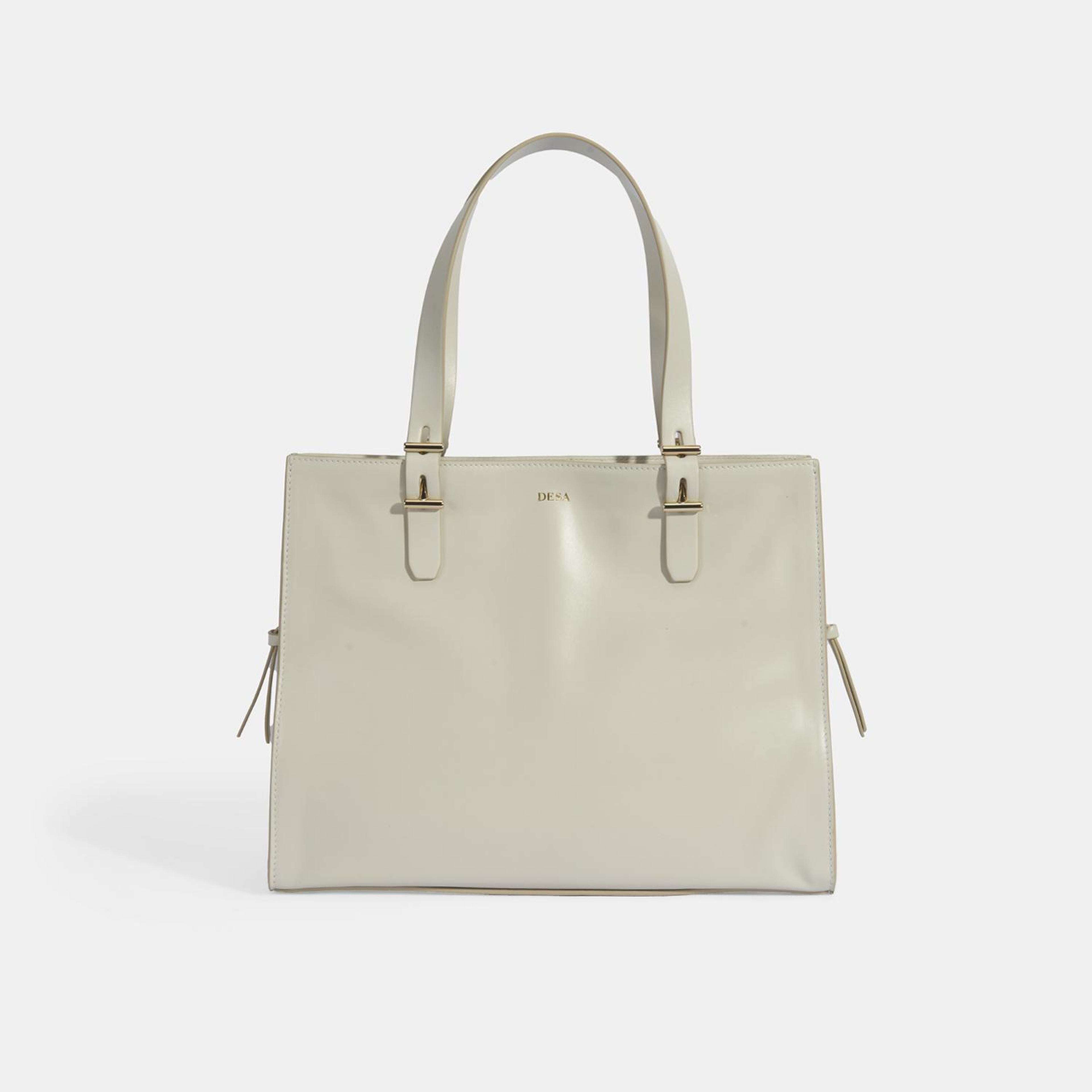 Kadın Beyaz Deri Omuz Çantası