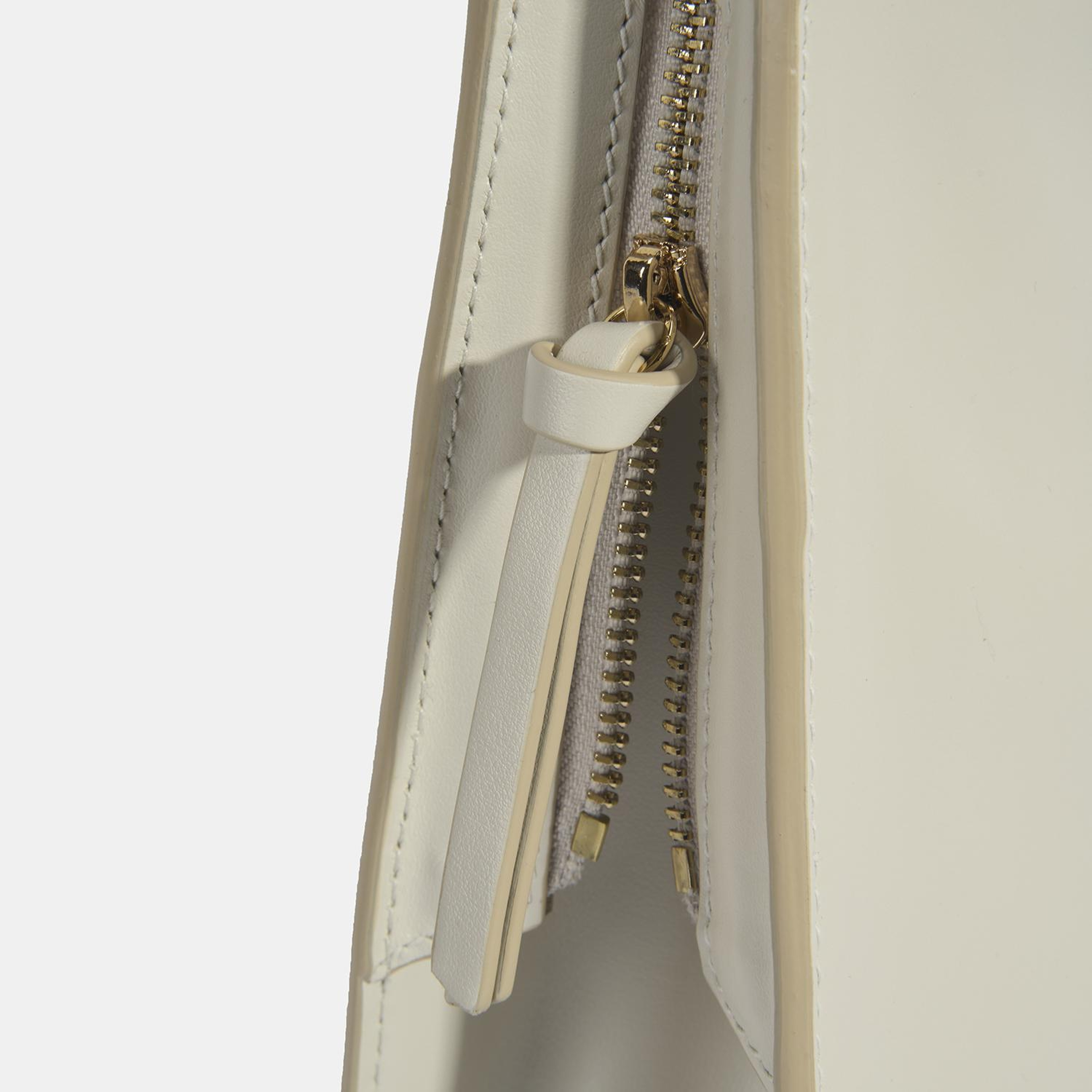 Kadın Beyaz Deri Omuz Çantası