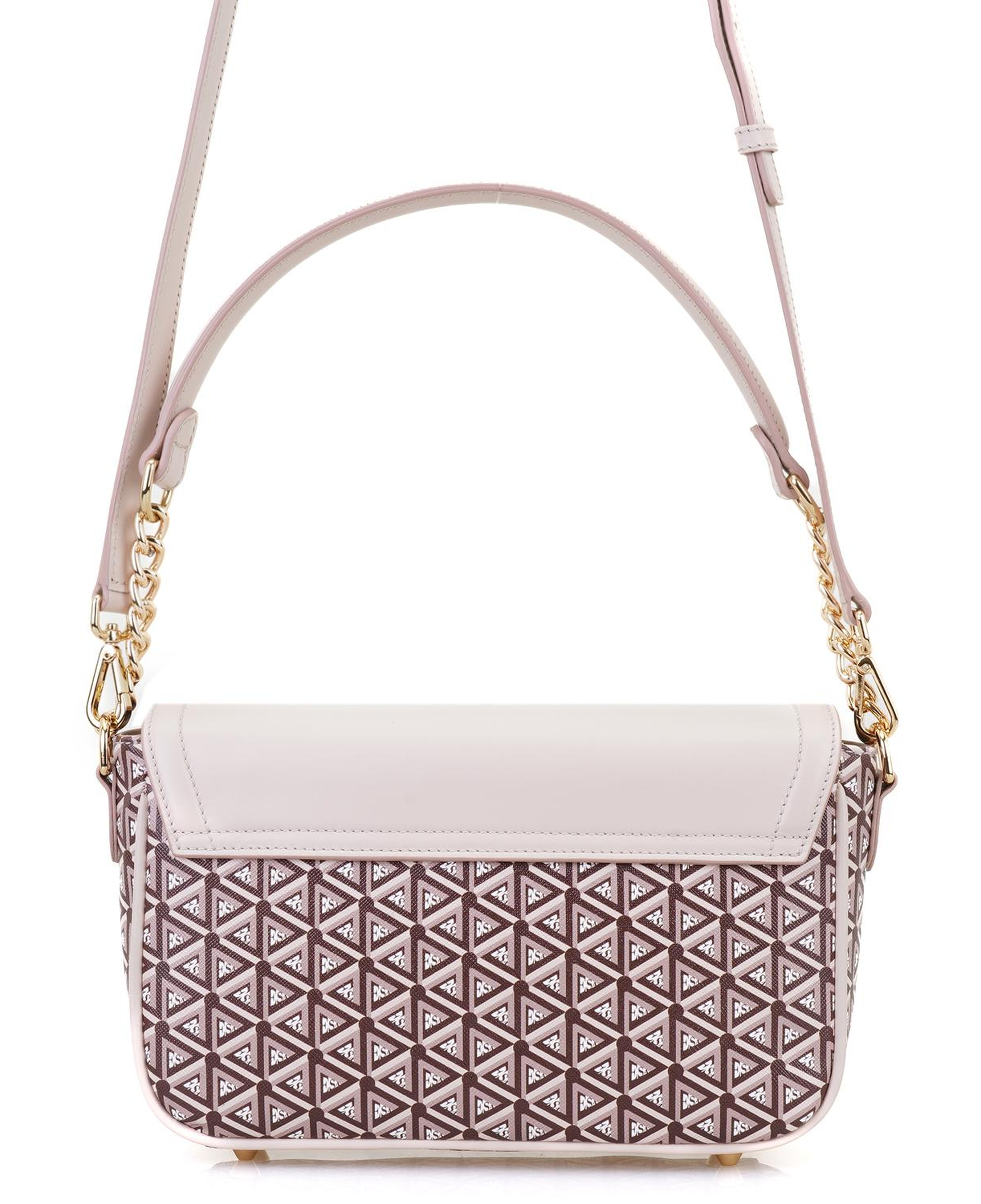 Plante Bej Kadın Monogram Omuz Çantası