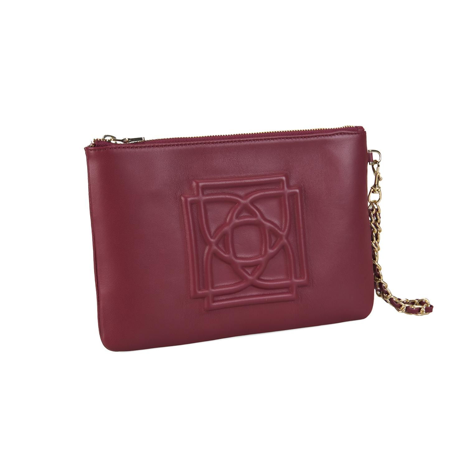 Vionya Kırmızı Kadın Deri El Çantası