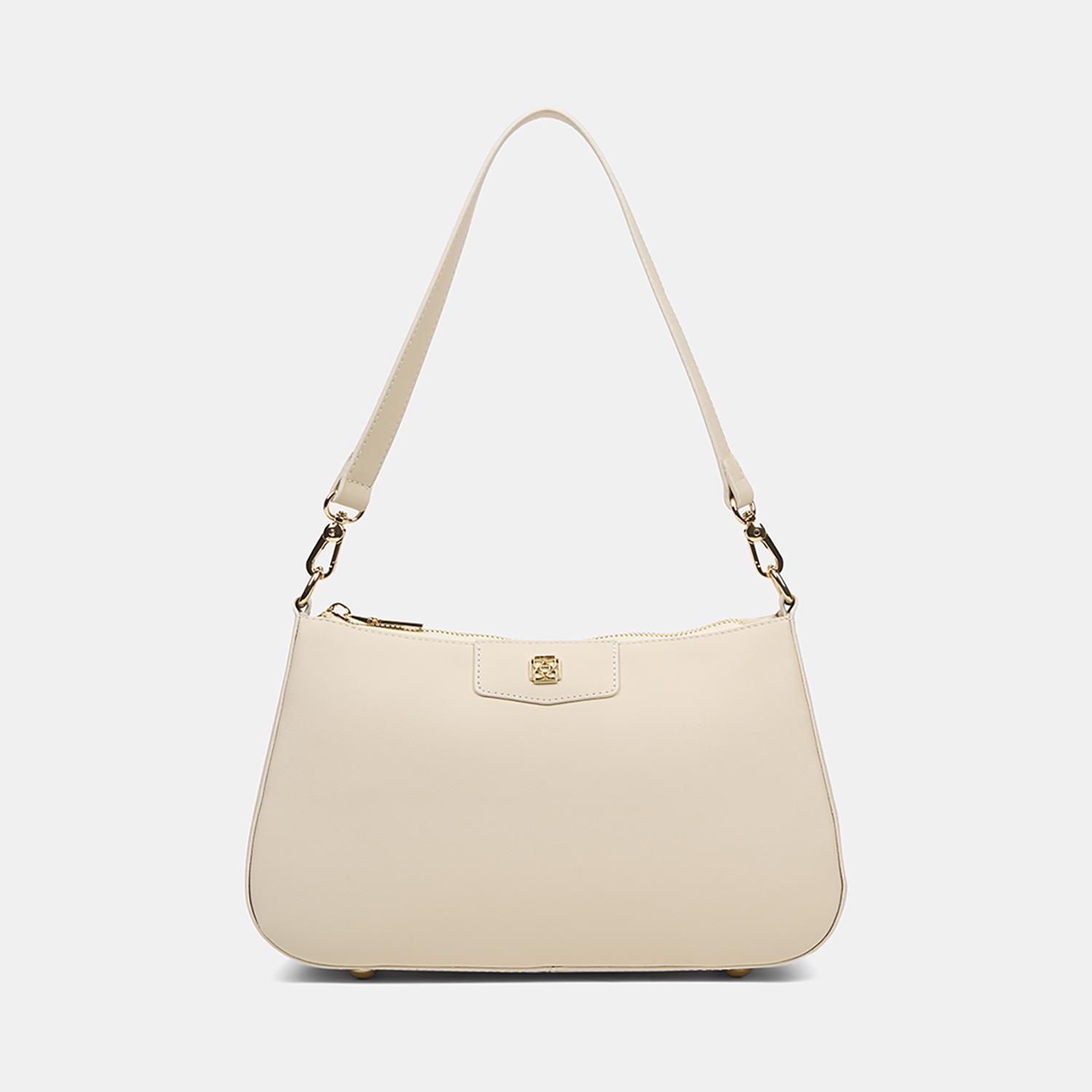 Kadın Ekru Ayarlanabilir Askılı Omuz Çantası