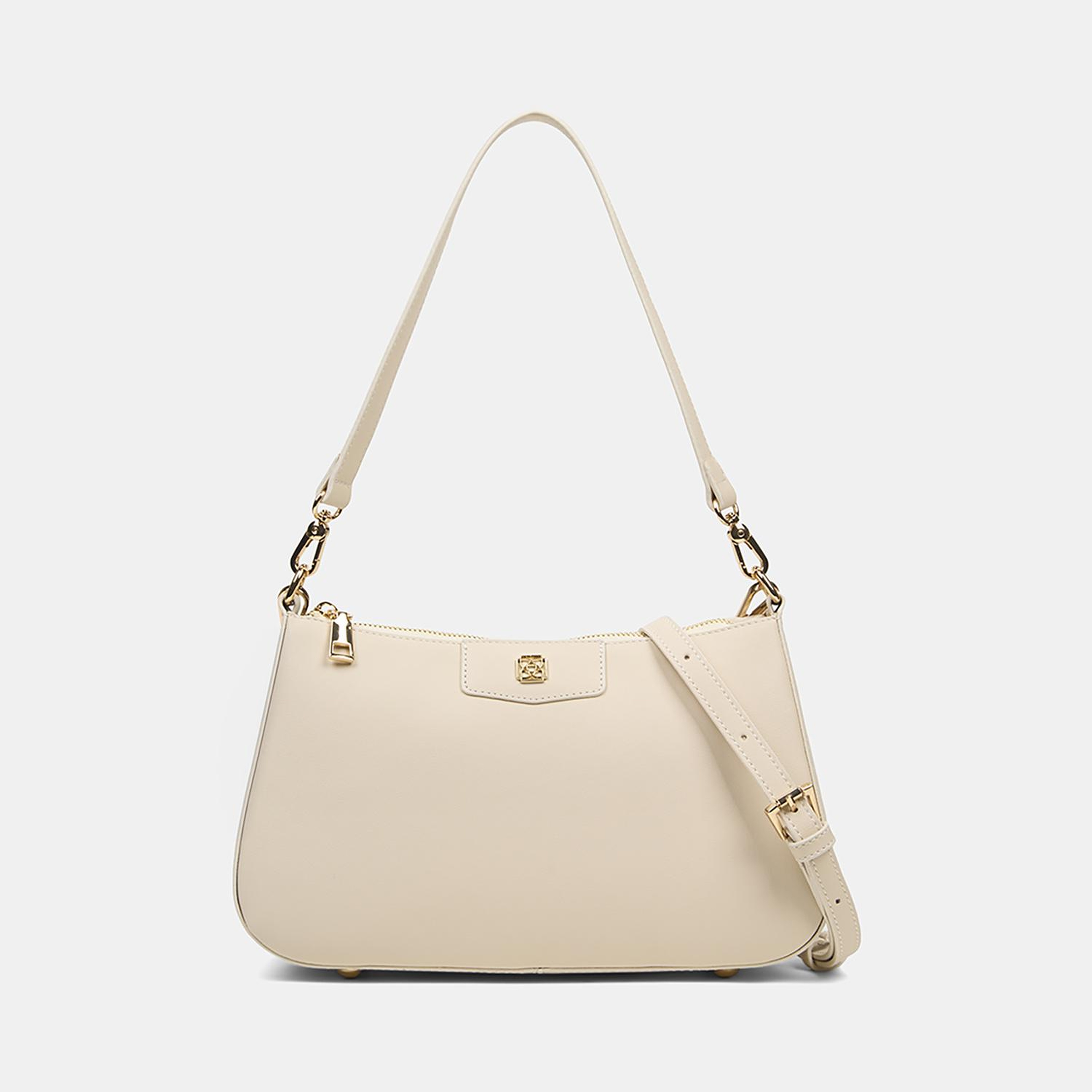 Kadın Ekru Ayarlanabilir Askılı Omuz Çantası