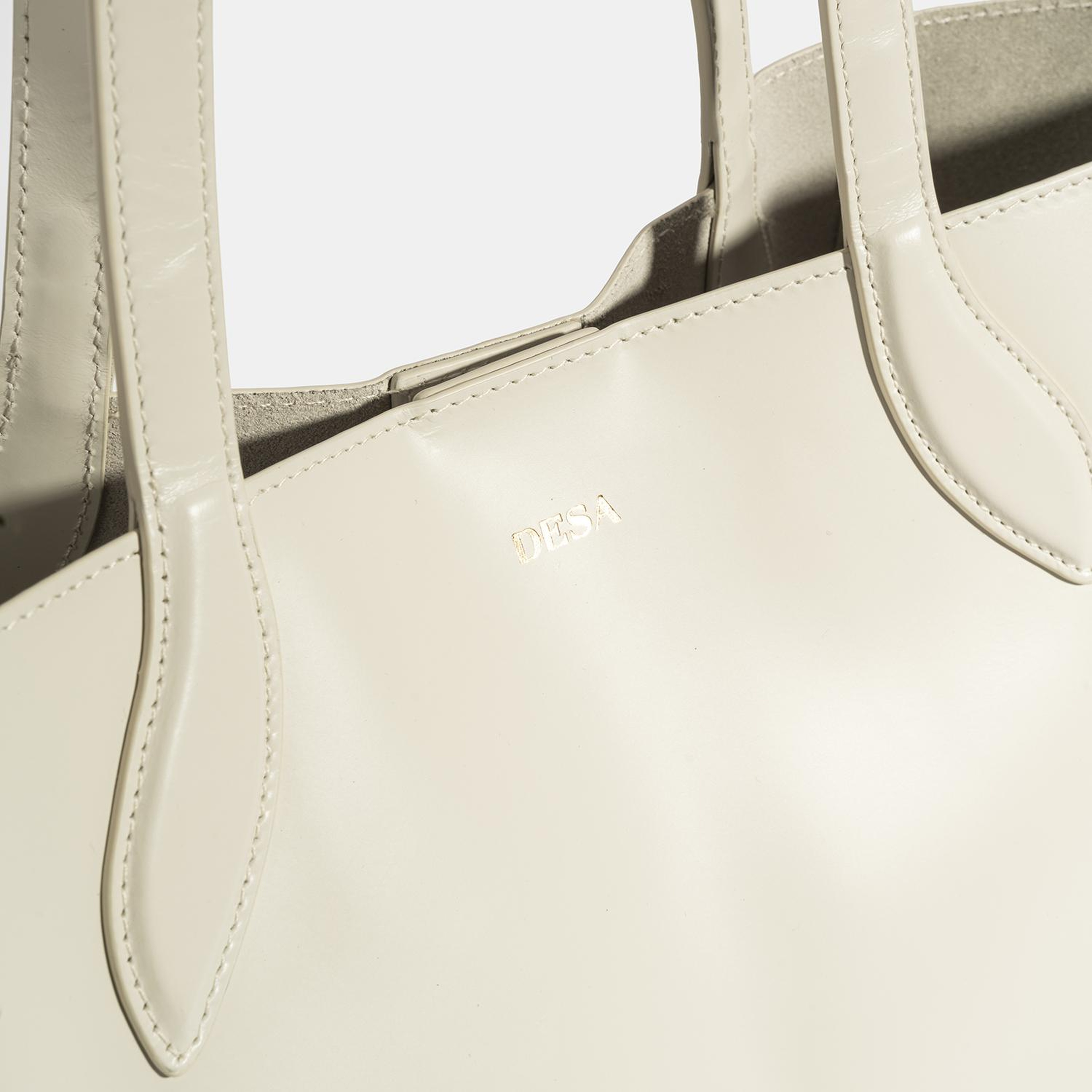 Kadın Beyaz Deri Omuz Çantası