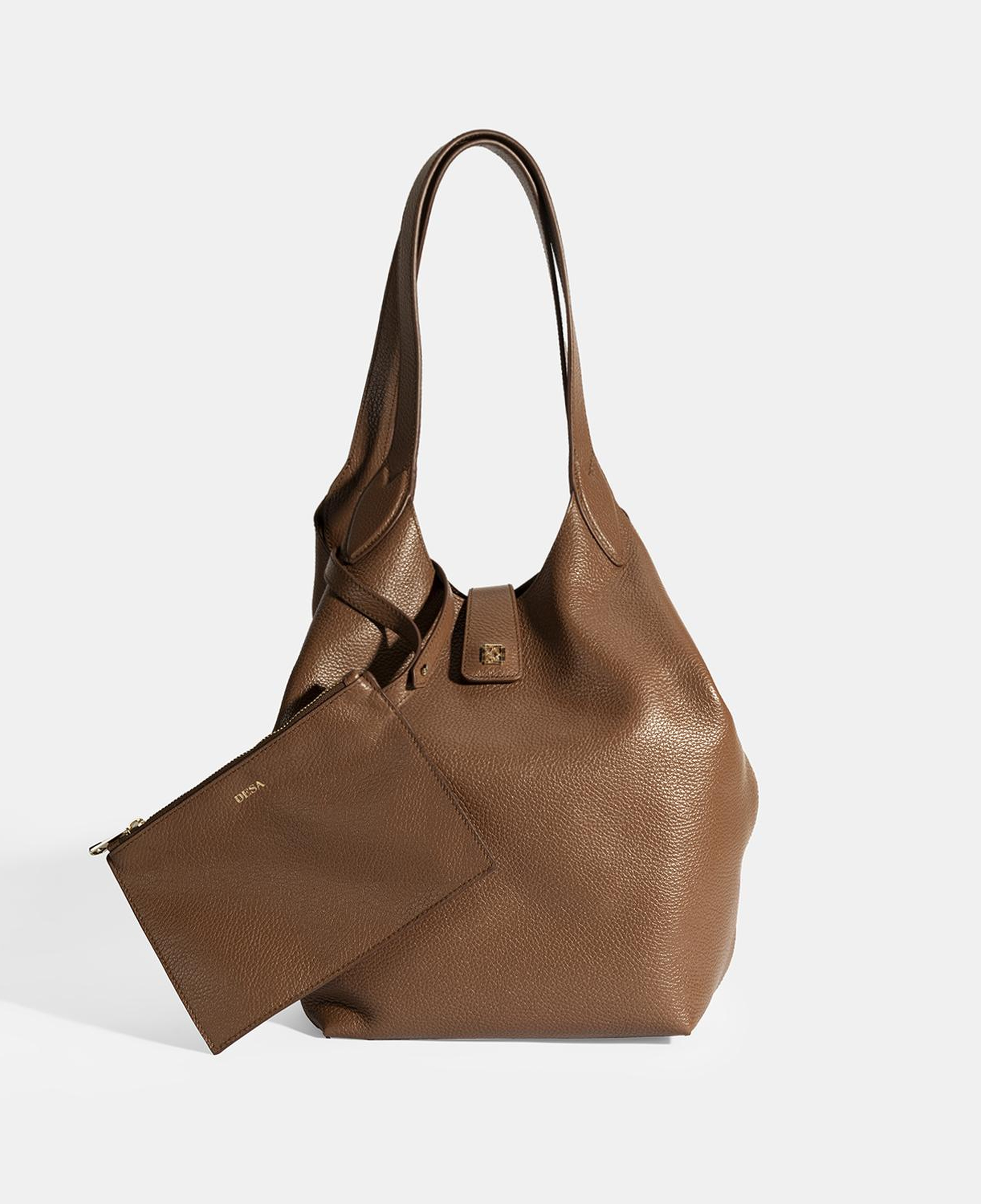 Kadın Kahve Deri Omuz Çantası