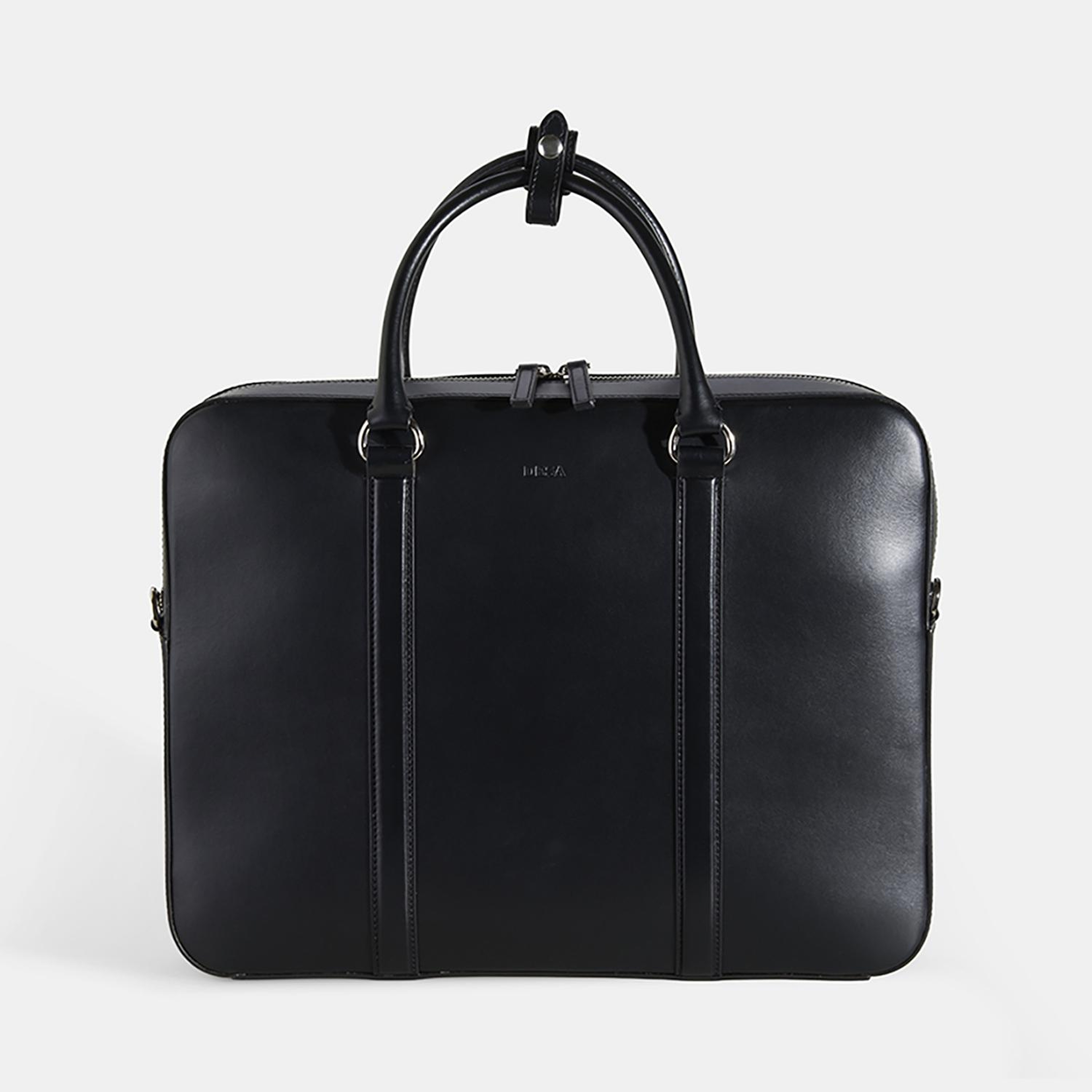 Erkek Siyah Deri Evrak Çantası