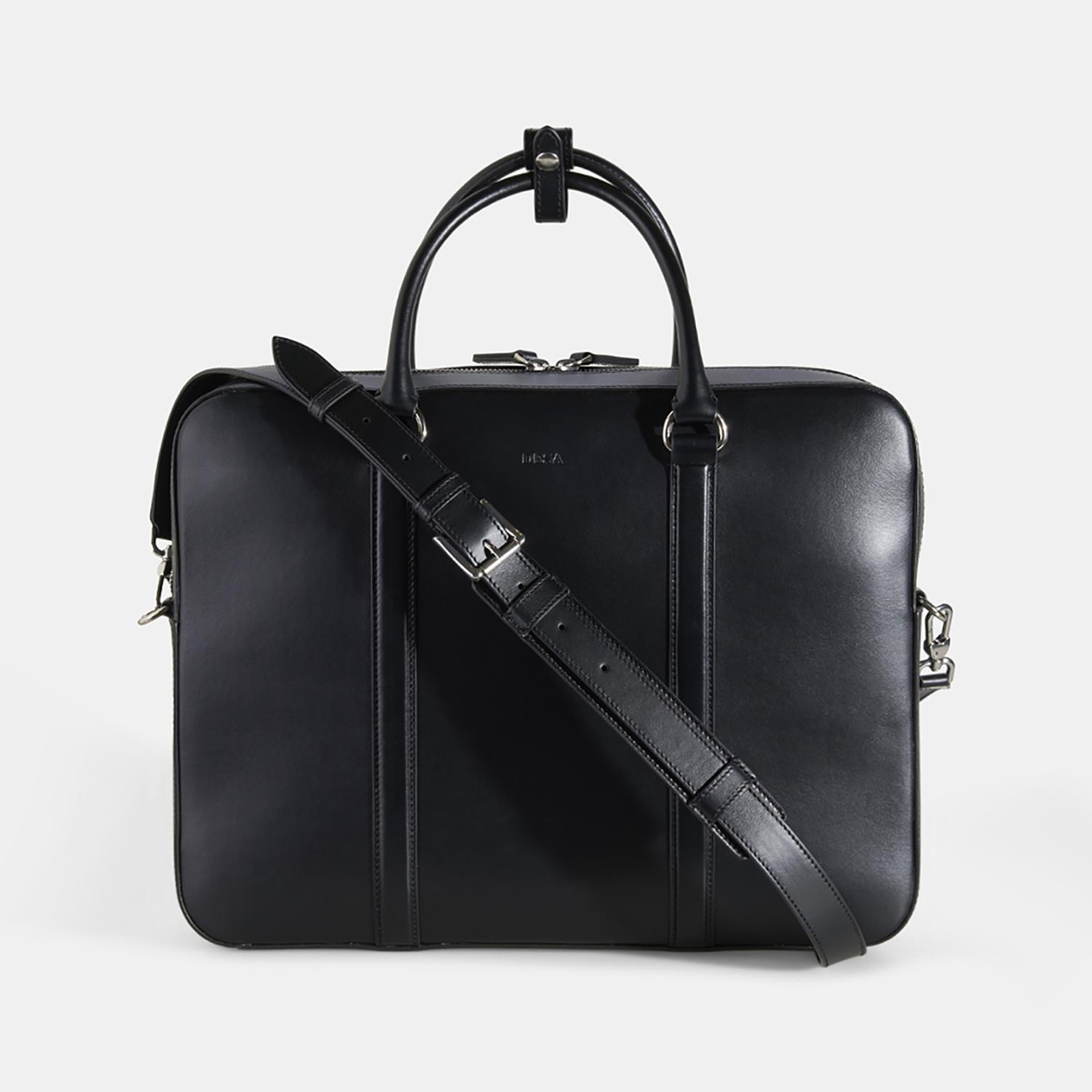 Erkek Siyah Deri Evrak Çantası