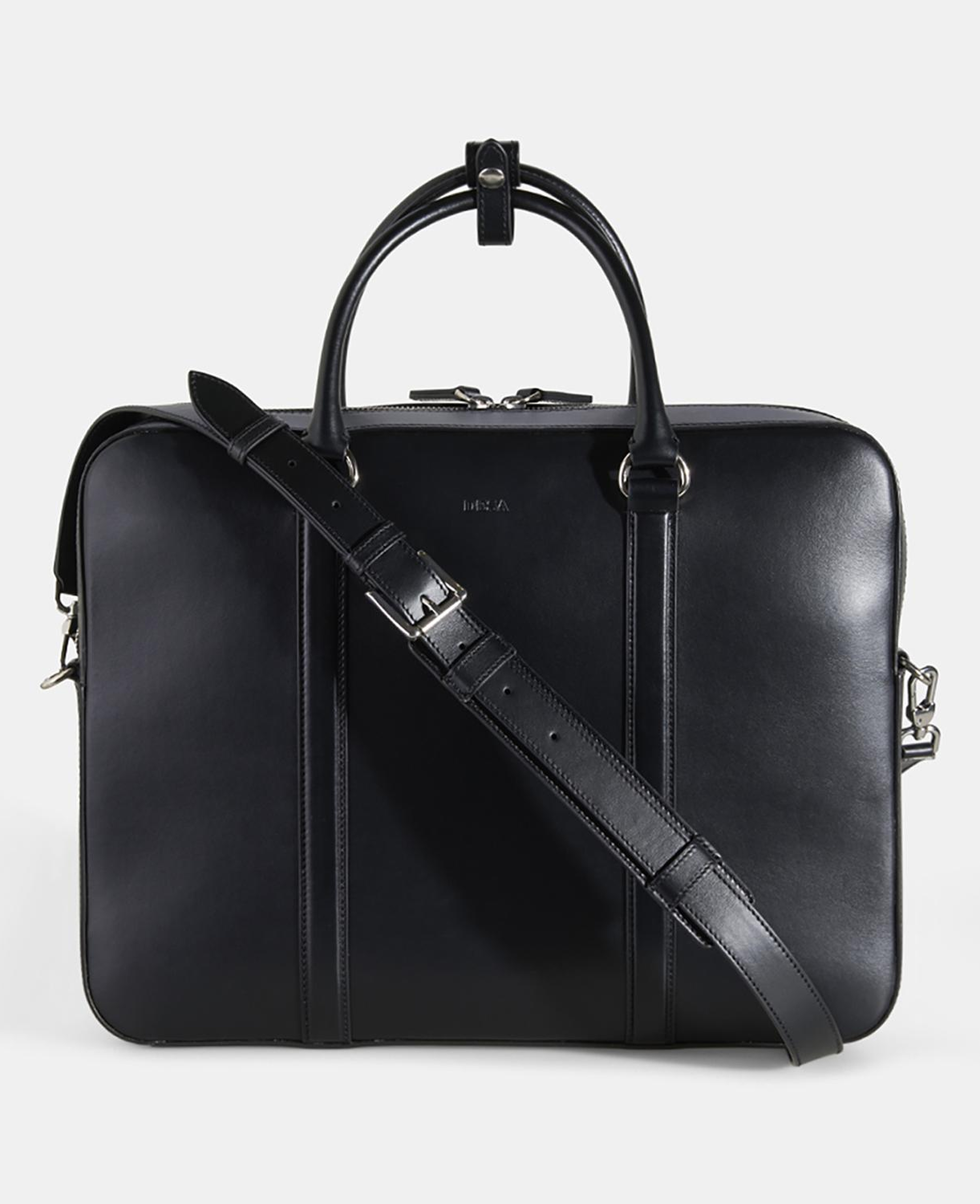 Erkek Siyah Deri Evrak Çantası