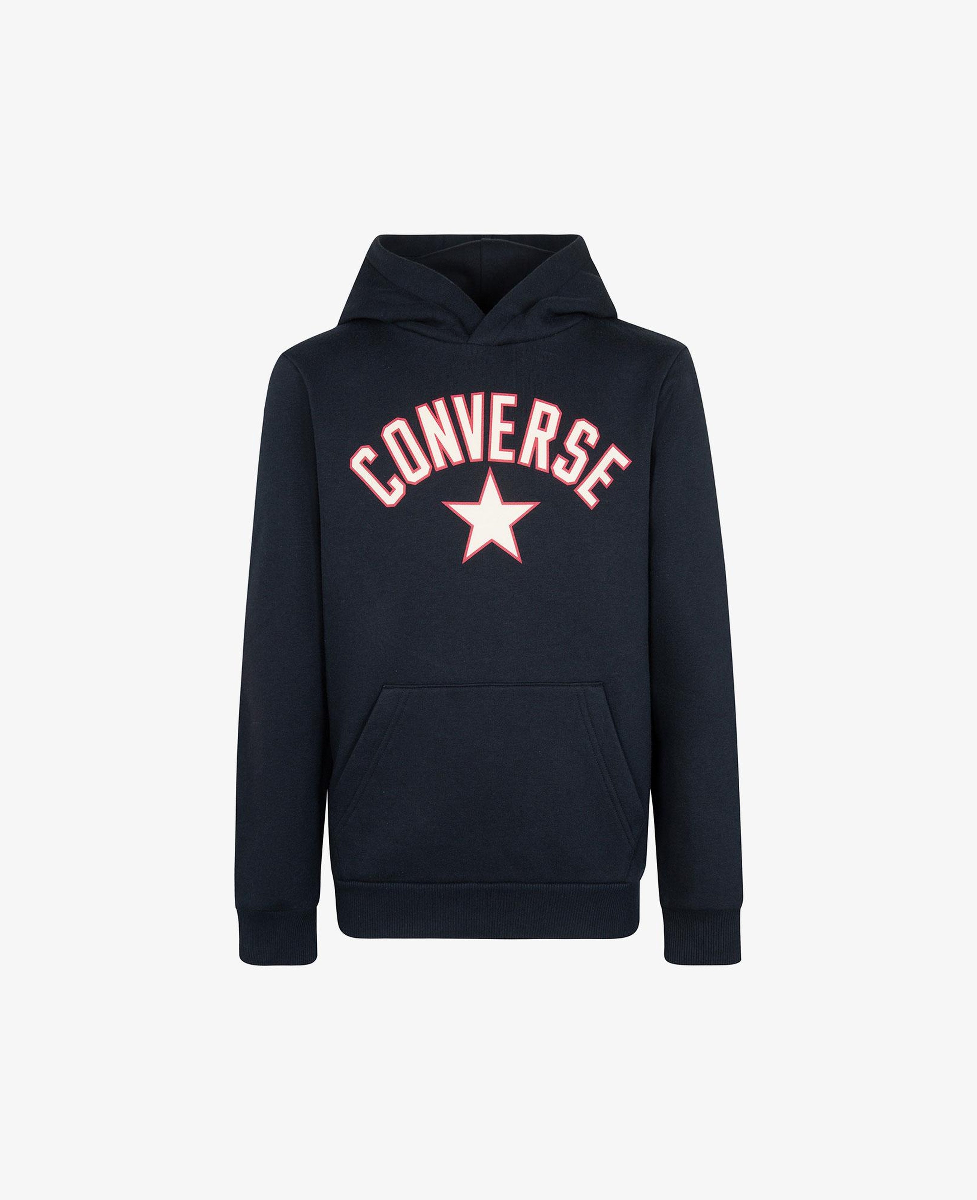 Converse Arch Flc Çocuk Siyah Hoodie