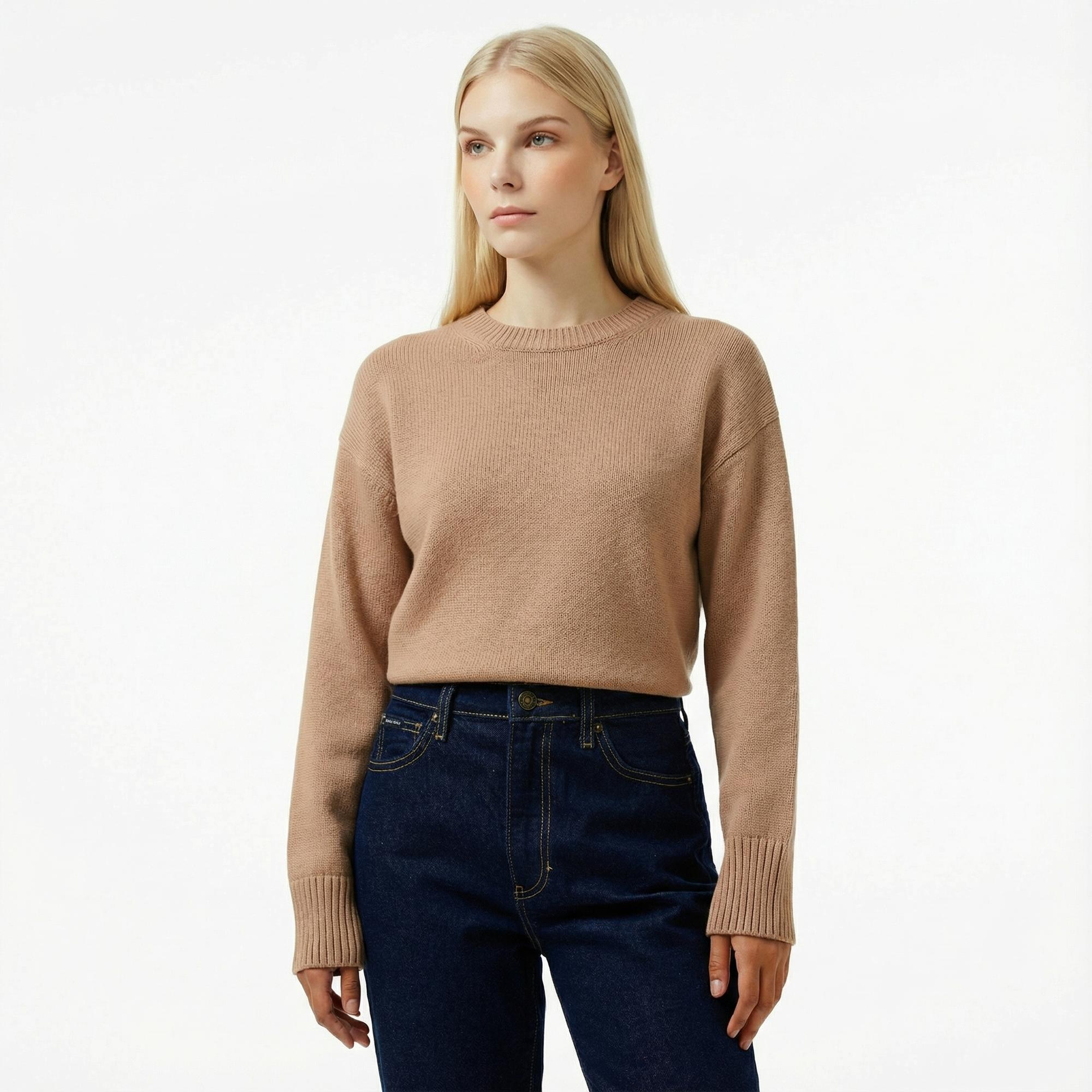 Guess G06 Mom Kadın Mavi Jean