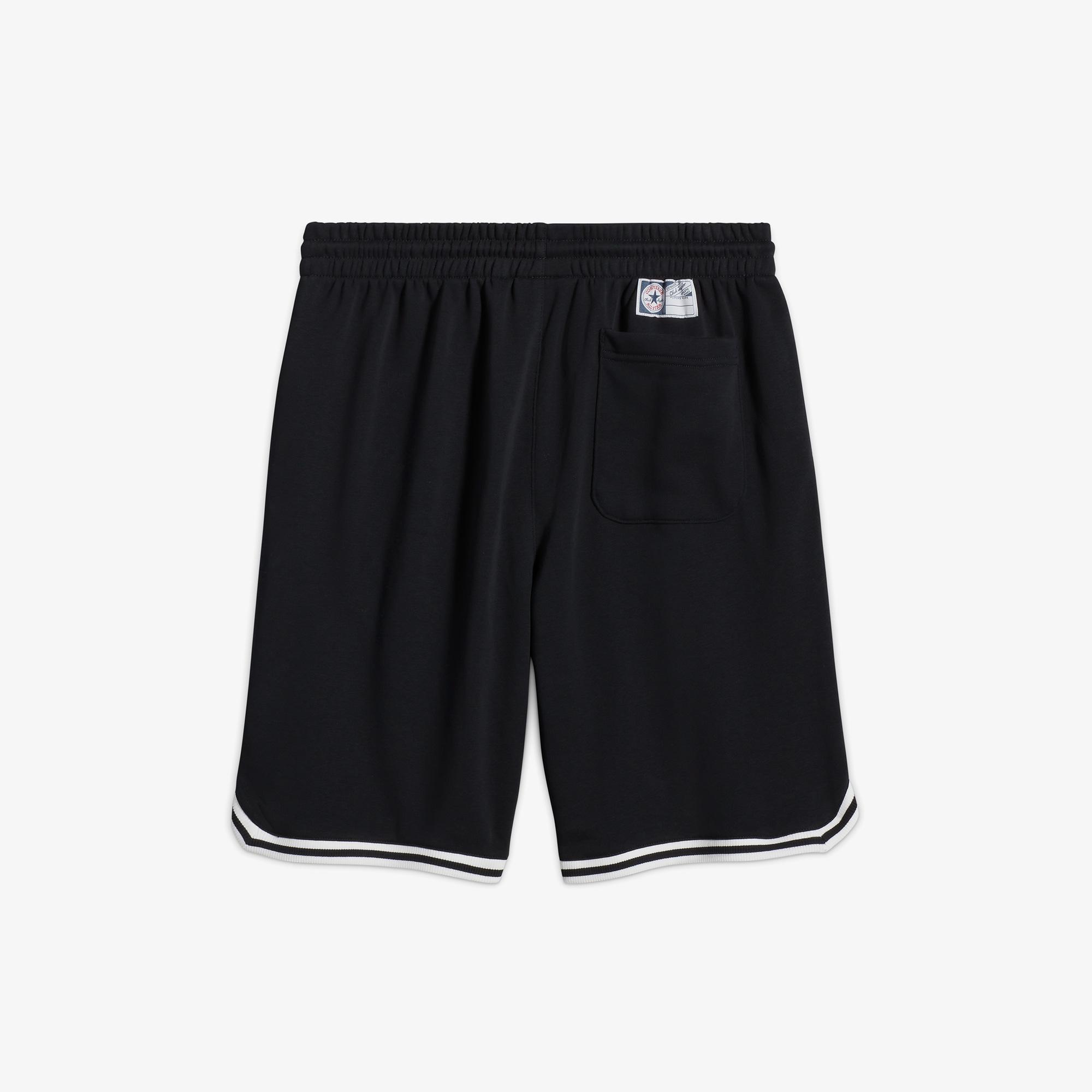 Converse Retro French Terry Erkek Siyah Şort