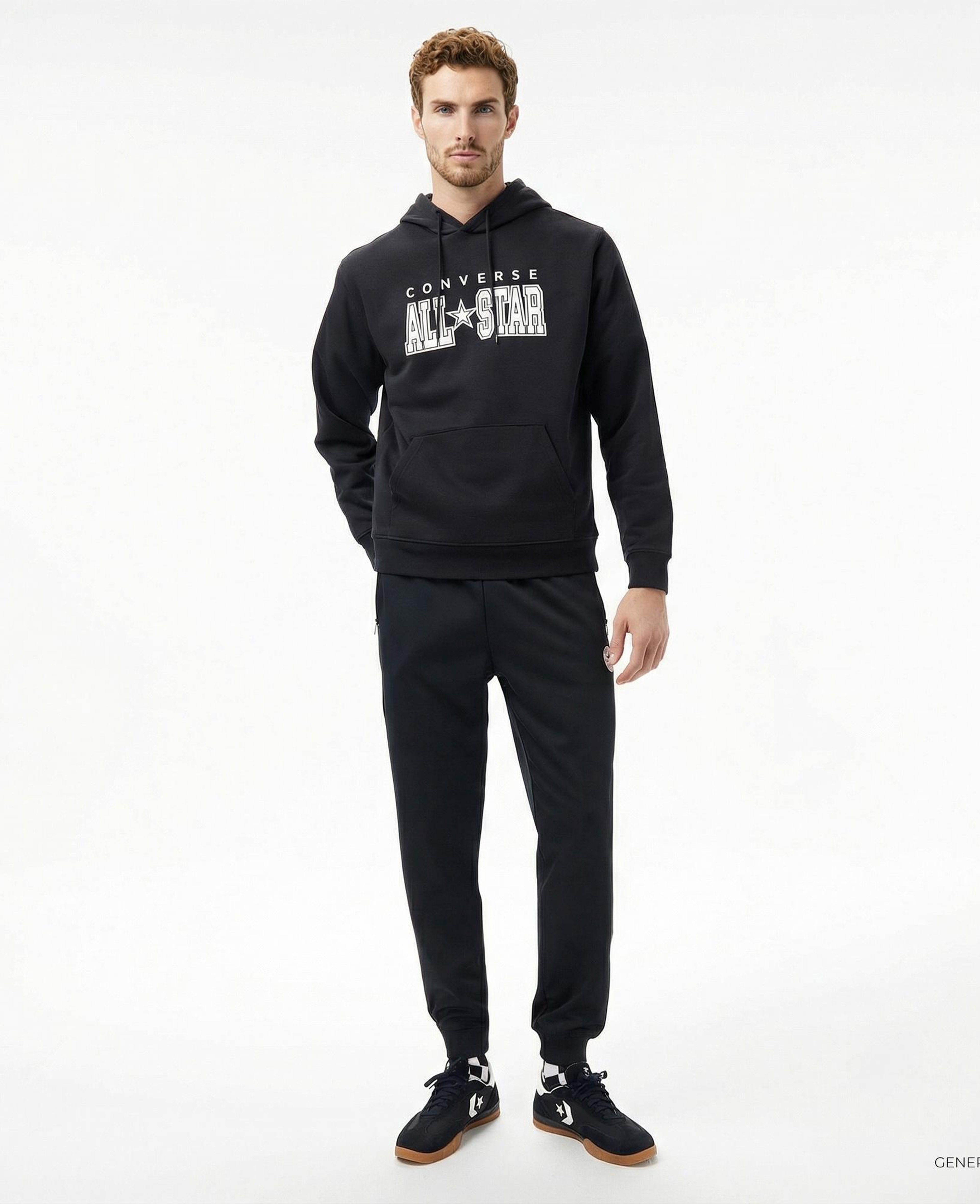 Converse Erkek Siyah Sweatshirt