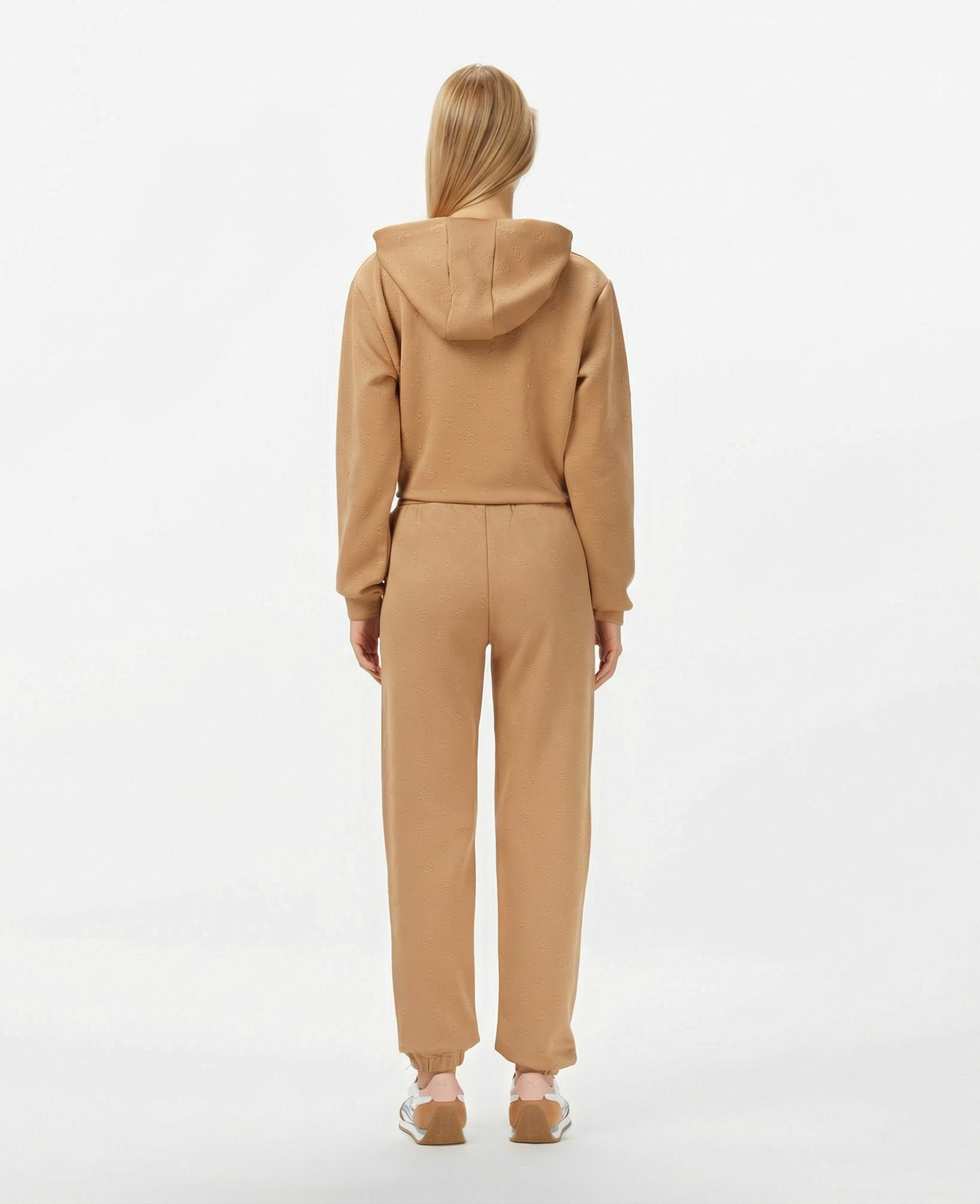 Guess Peony Regular Fit Kadın Kahverengi Eşofman Altı