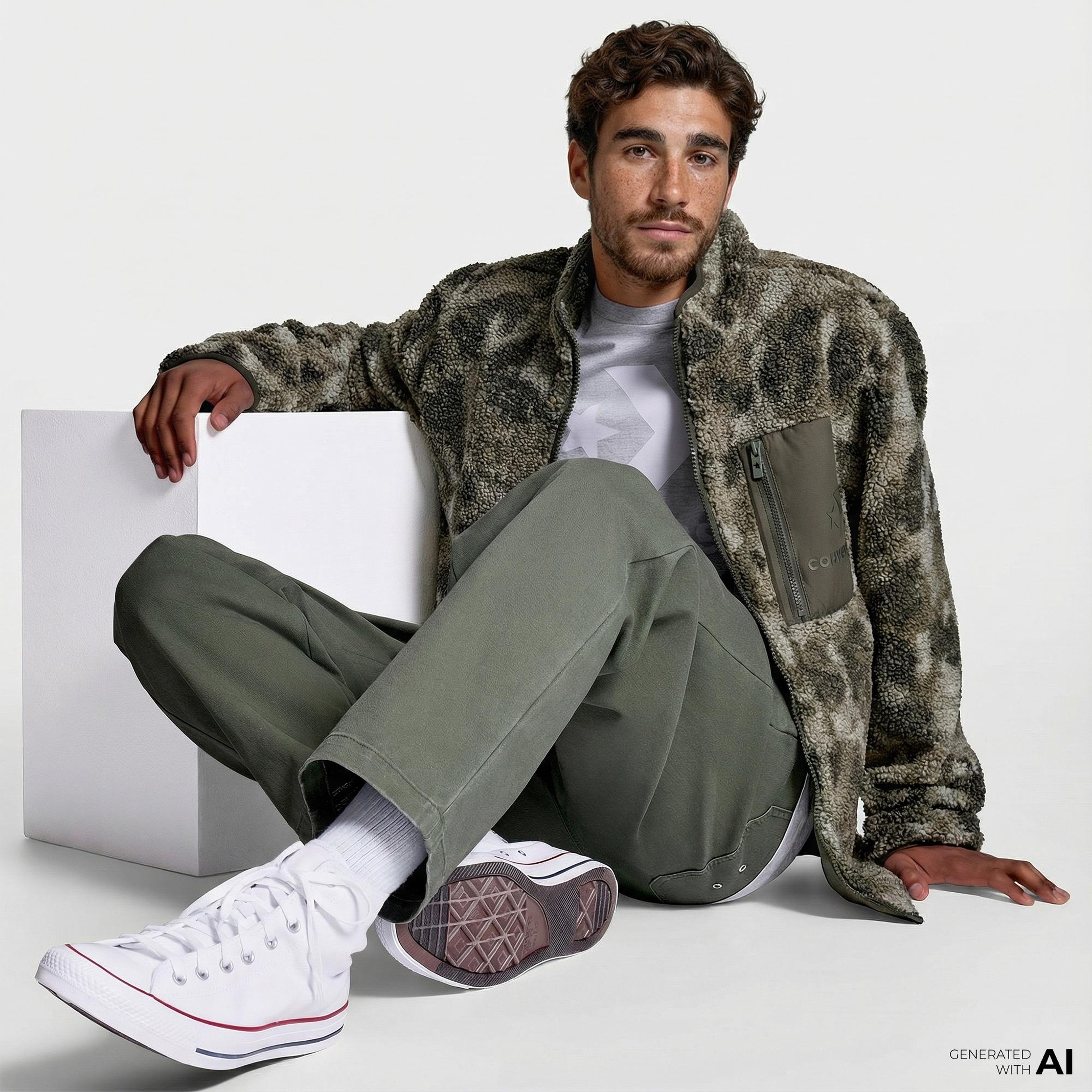 Converse Erkek Haki Ceket