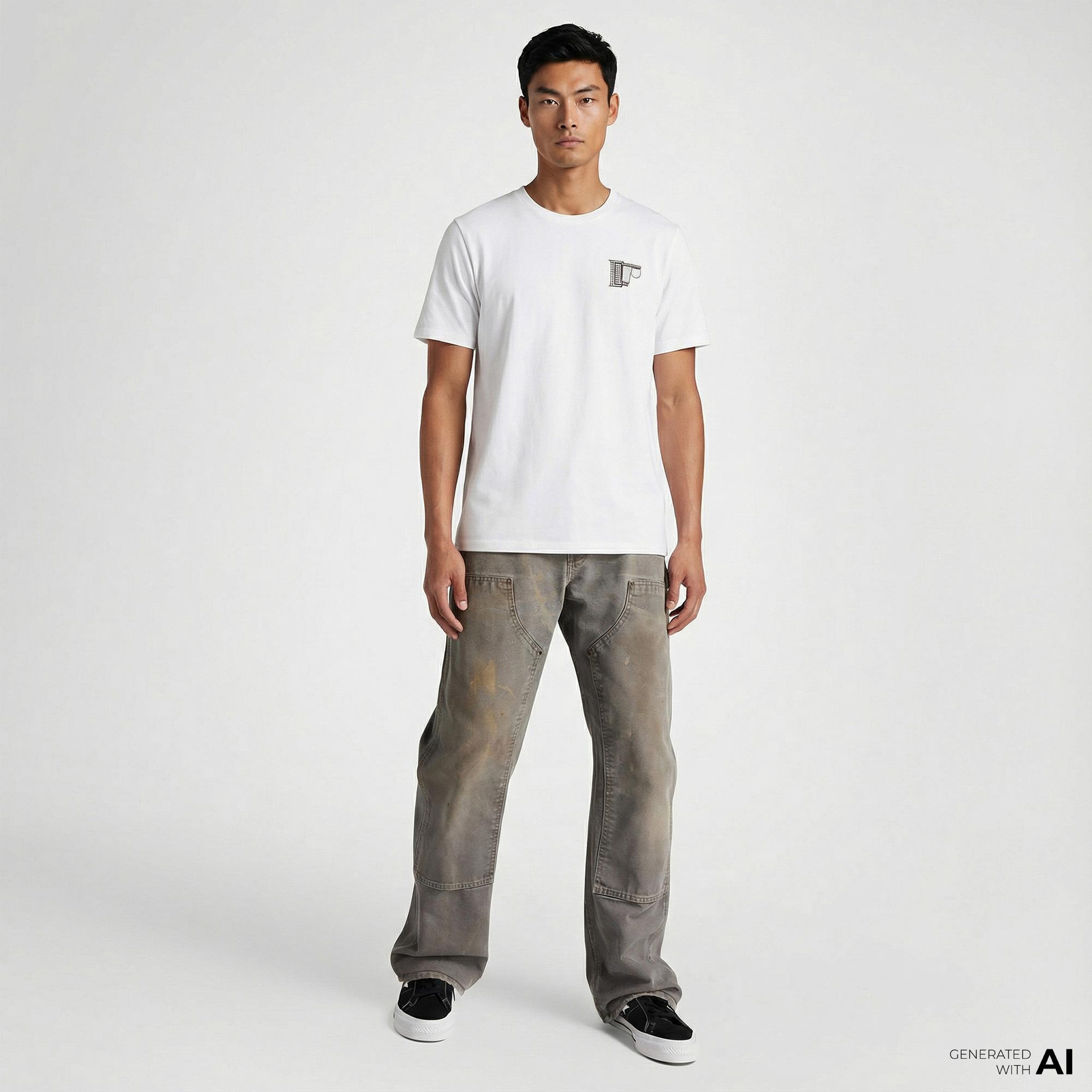 Converse Erkek Beyaz T-Shirt